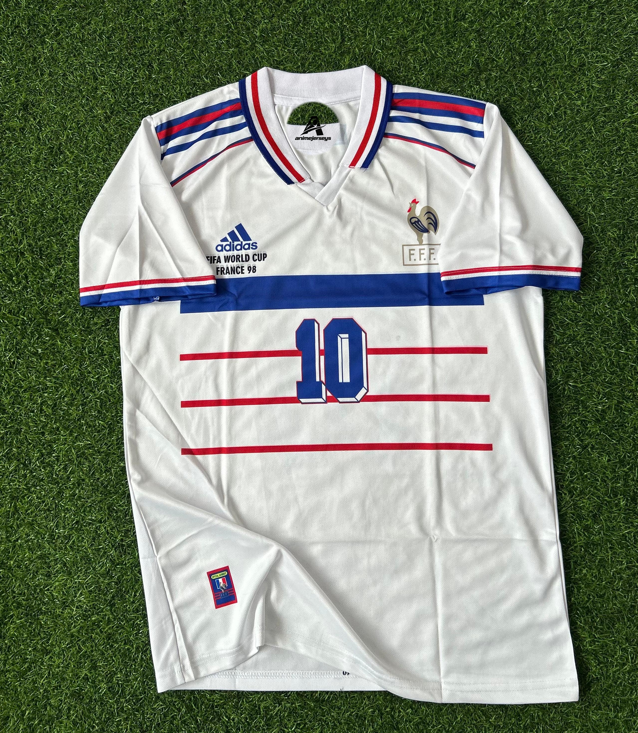 FRANCE 1998 WORLD CUP AWAY KIT, HALFSLEEVE POLO SUBLIMATION
