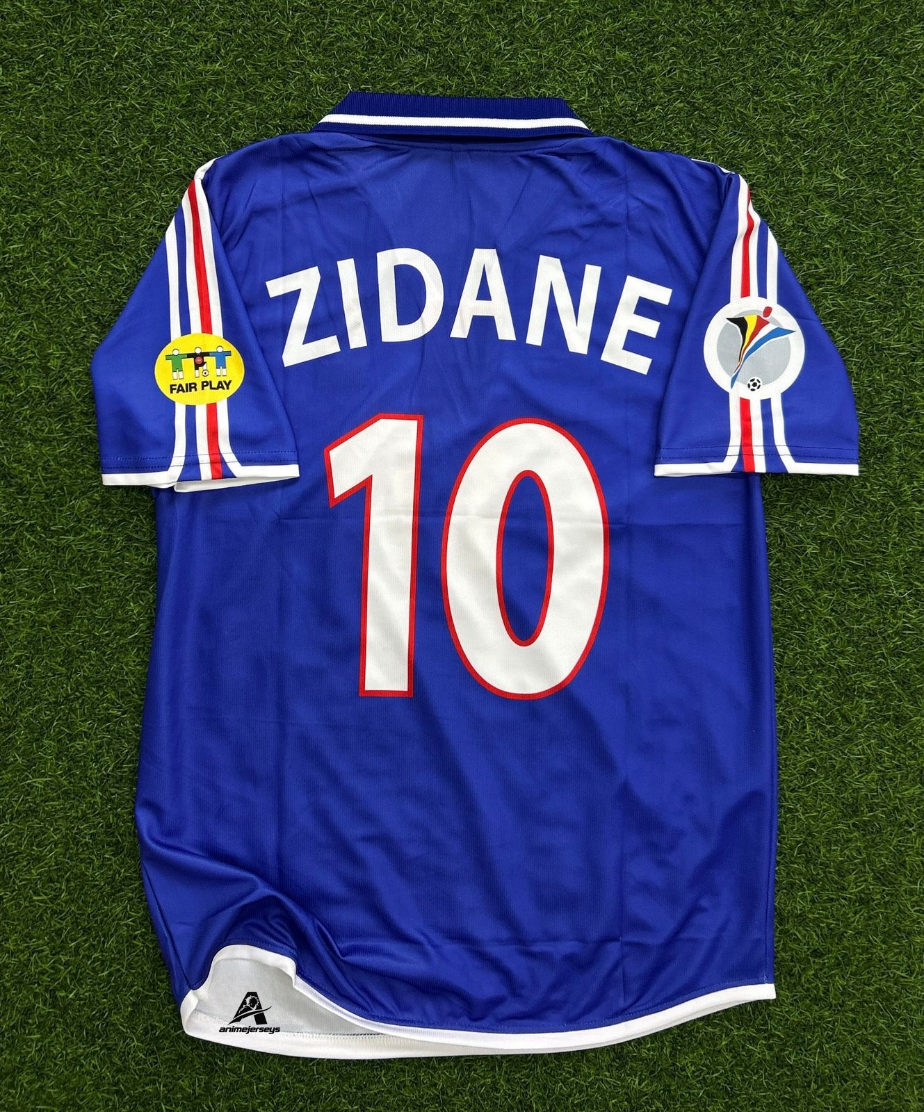 FRANCE 2000-01 HOME KIT, HALFSLEEVE POLO EMBROIDERY