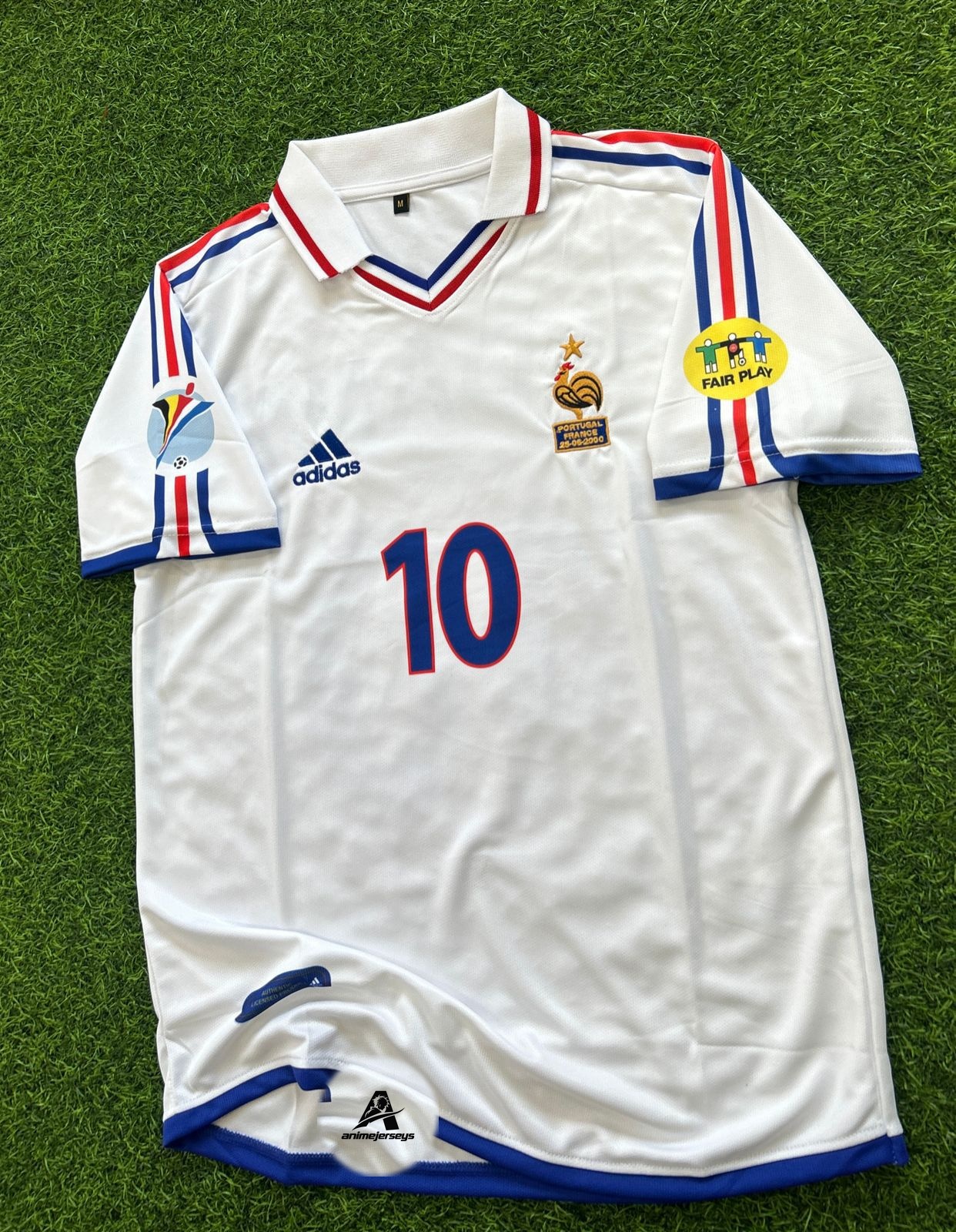 FRANCE 2000 AWAY KIT, HALFSLEEVE POLO EMBROIDERY