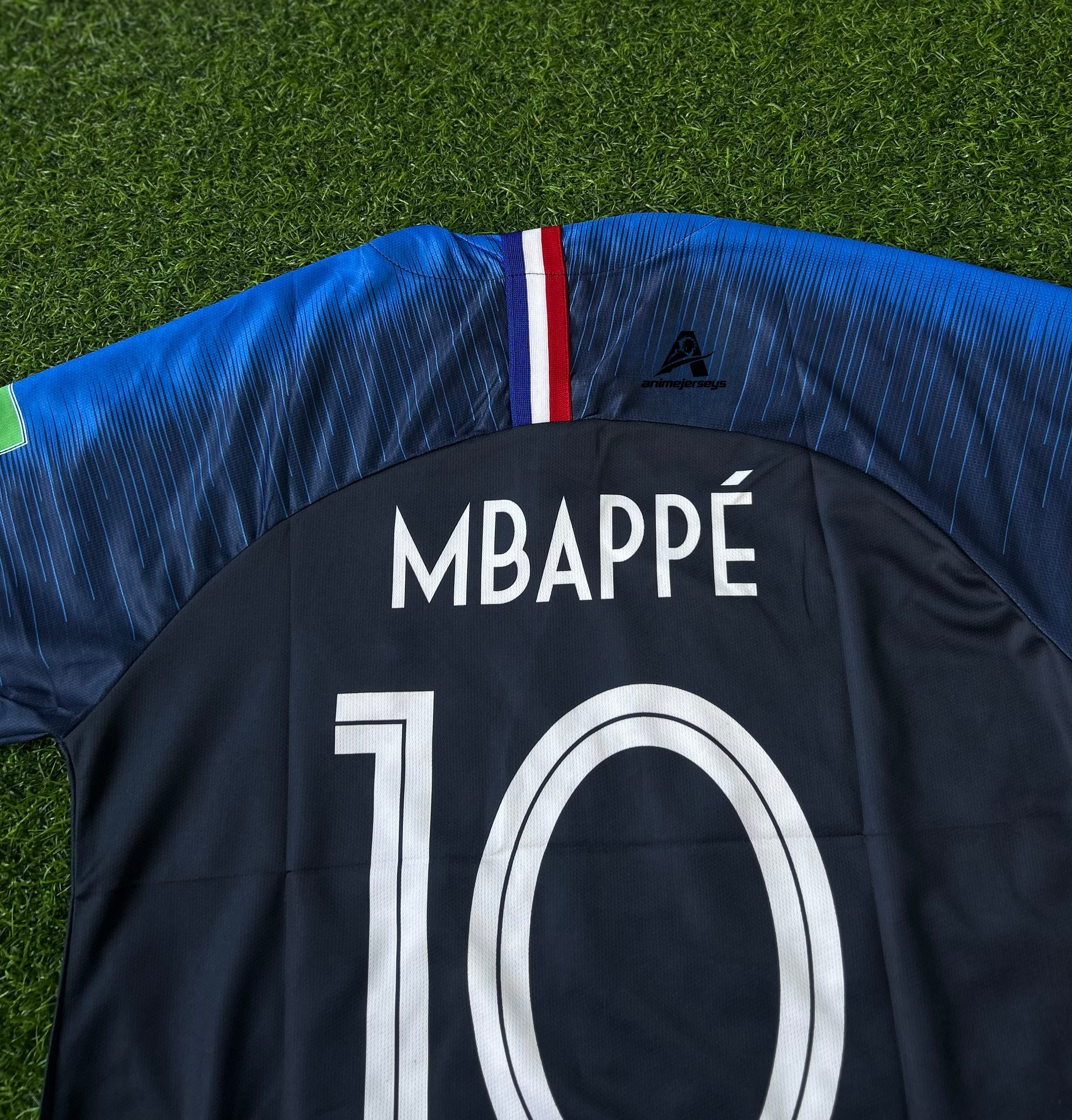 FRANCE 2018 HOME JERSEY, CHINESE/POLO COLLAR, HALF SLEEVE EMBROIDERY