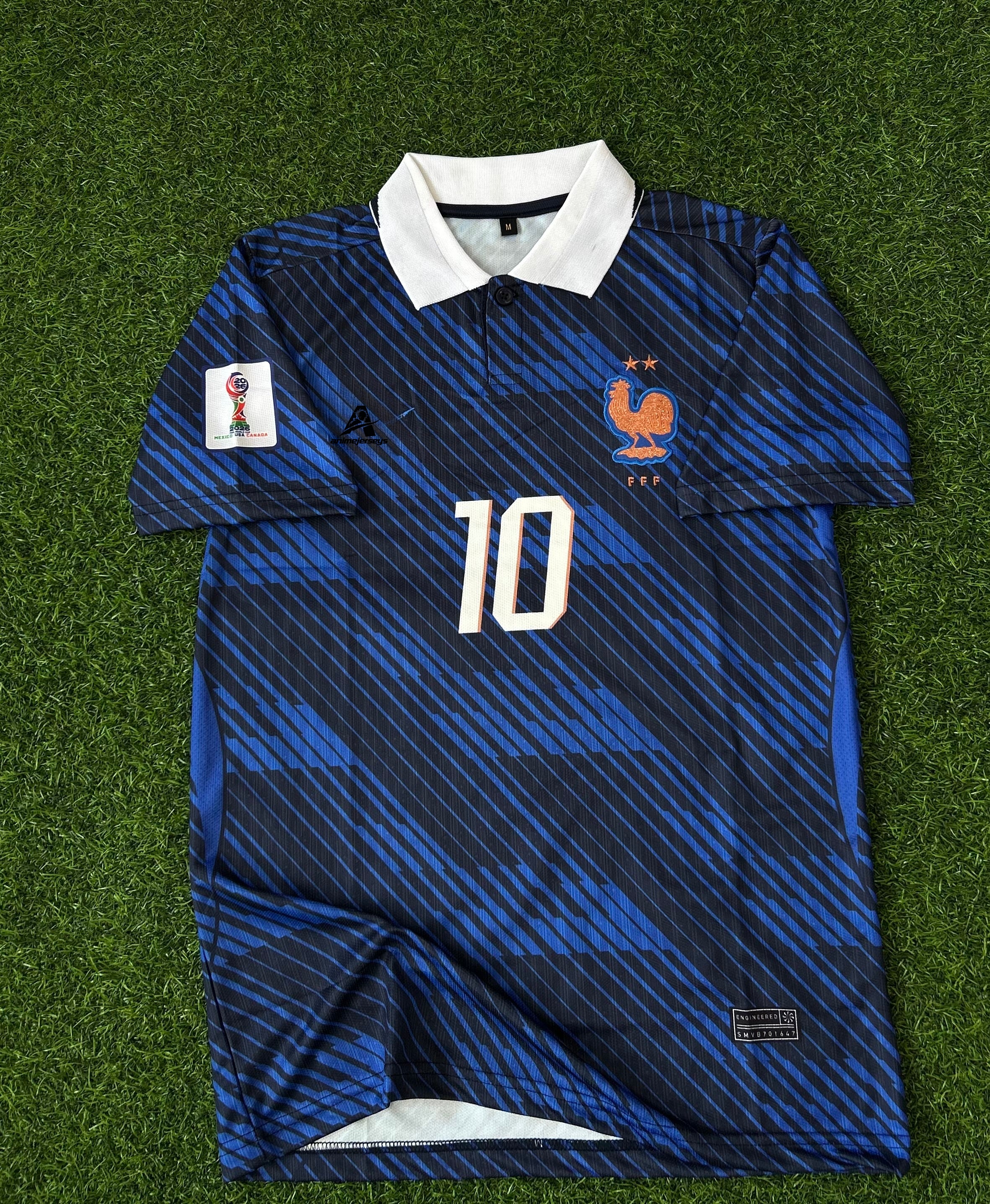 FRANCE 2026 WORLD CUP HOME KIT, HALFSLEEVE POLO EMBRODERY