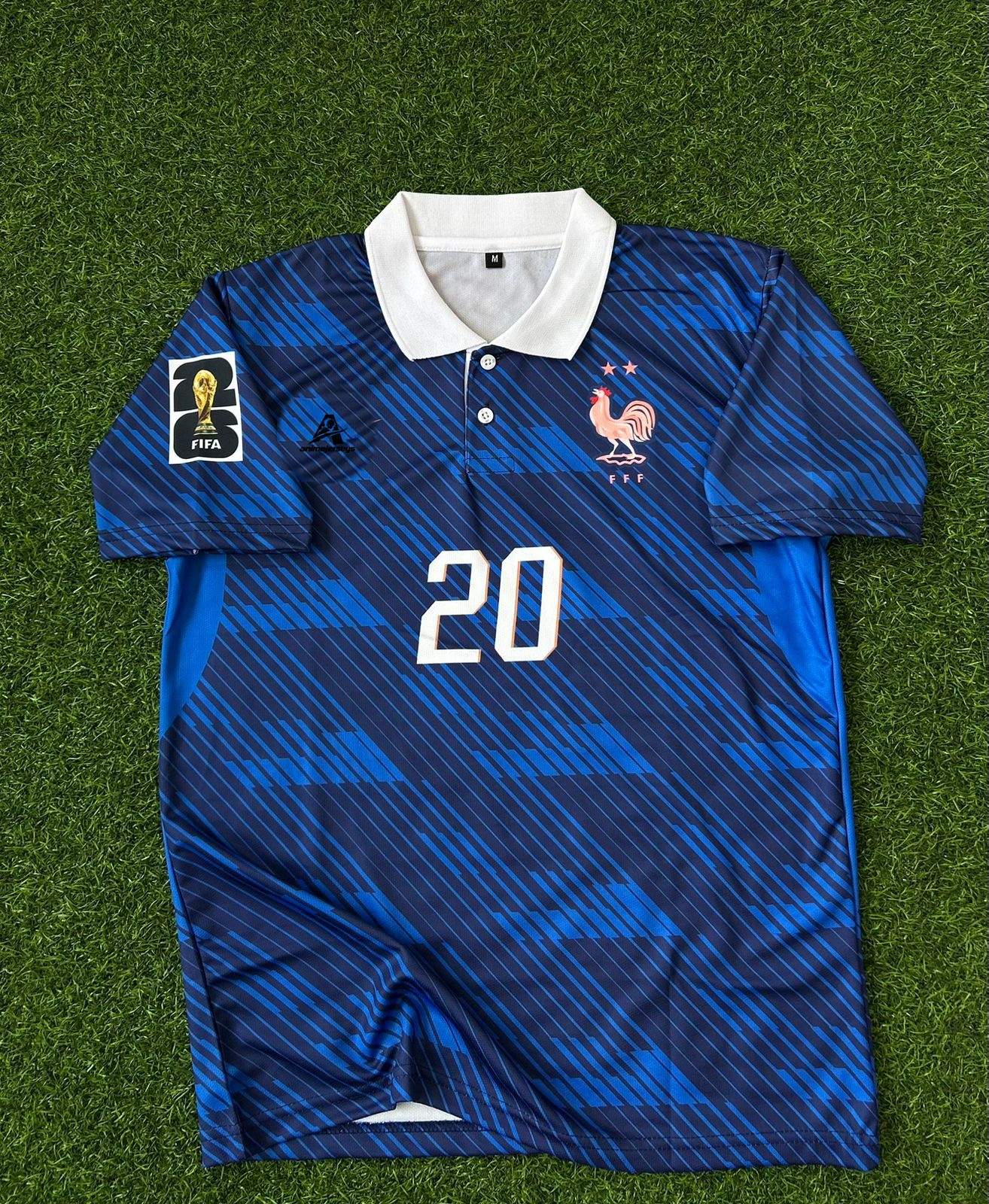 FRANCE 2026 WORLD CUP HOME KIT, HALFSLEEVE POLO SUBLIMATION