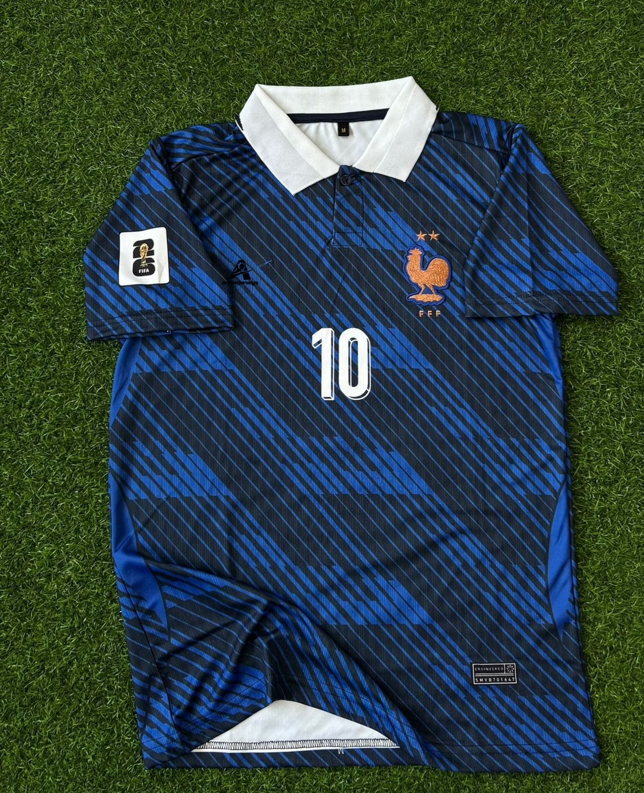 FRANCE 2026 WORLDCUP HOME KIT, HALFSLEEVE POLO EMBROIDERY
