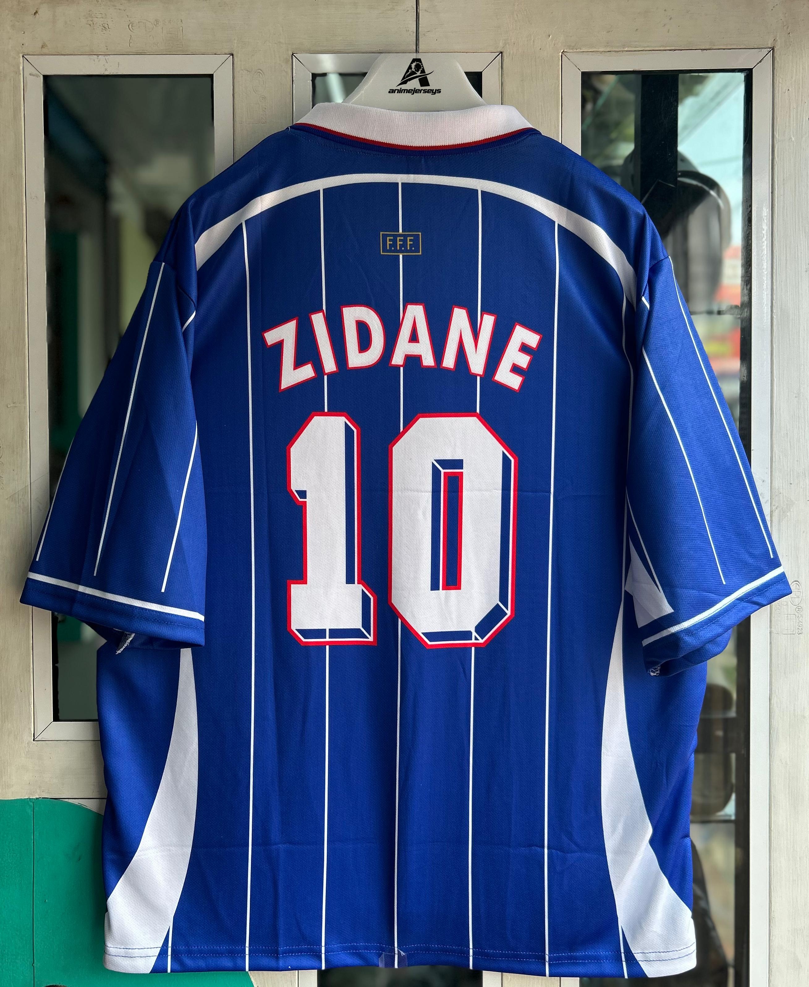 France Special Edition Zidane Five-Sleeve Embroidered Polo