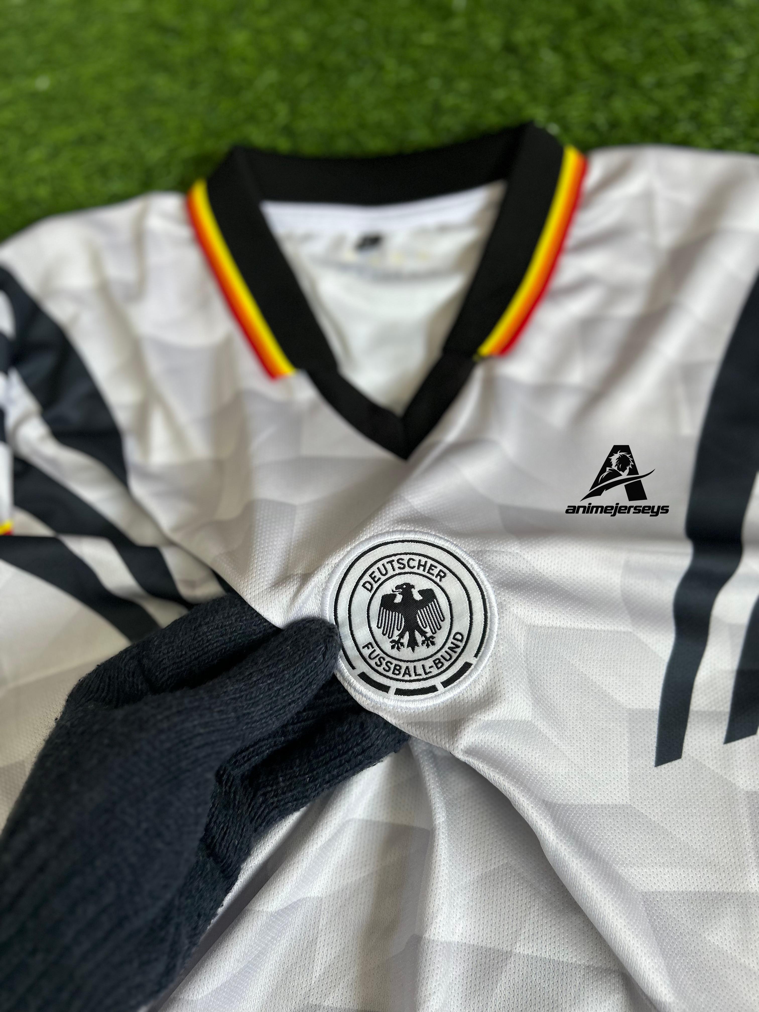 GERMANY 1992-94 HOME KIT, HALFSLEEVE POLO EMBROIDERY