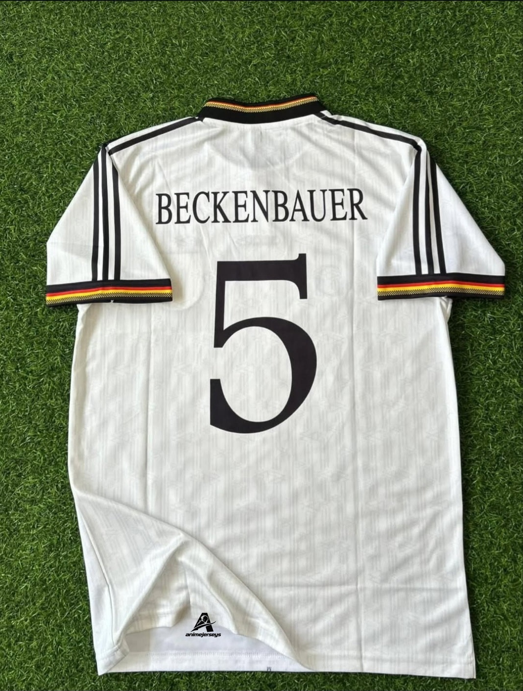 GERMANY 1996 EURO HOME KIT, HALFSLEEVE EMBROIDERY