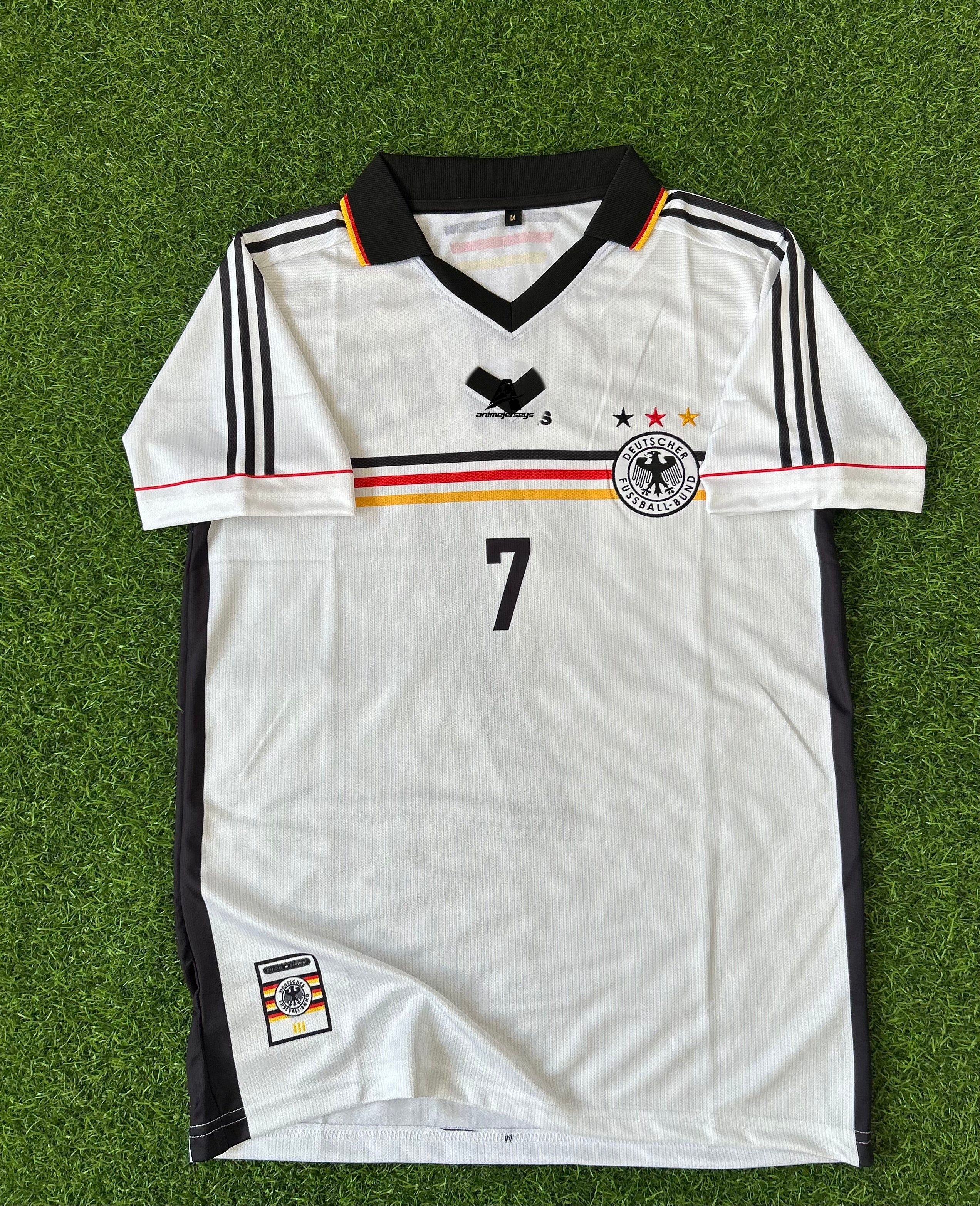 GERMANY 1998 HOME KIT, HALFSLEEVE POLO EMBRODERY