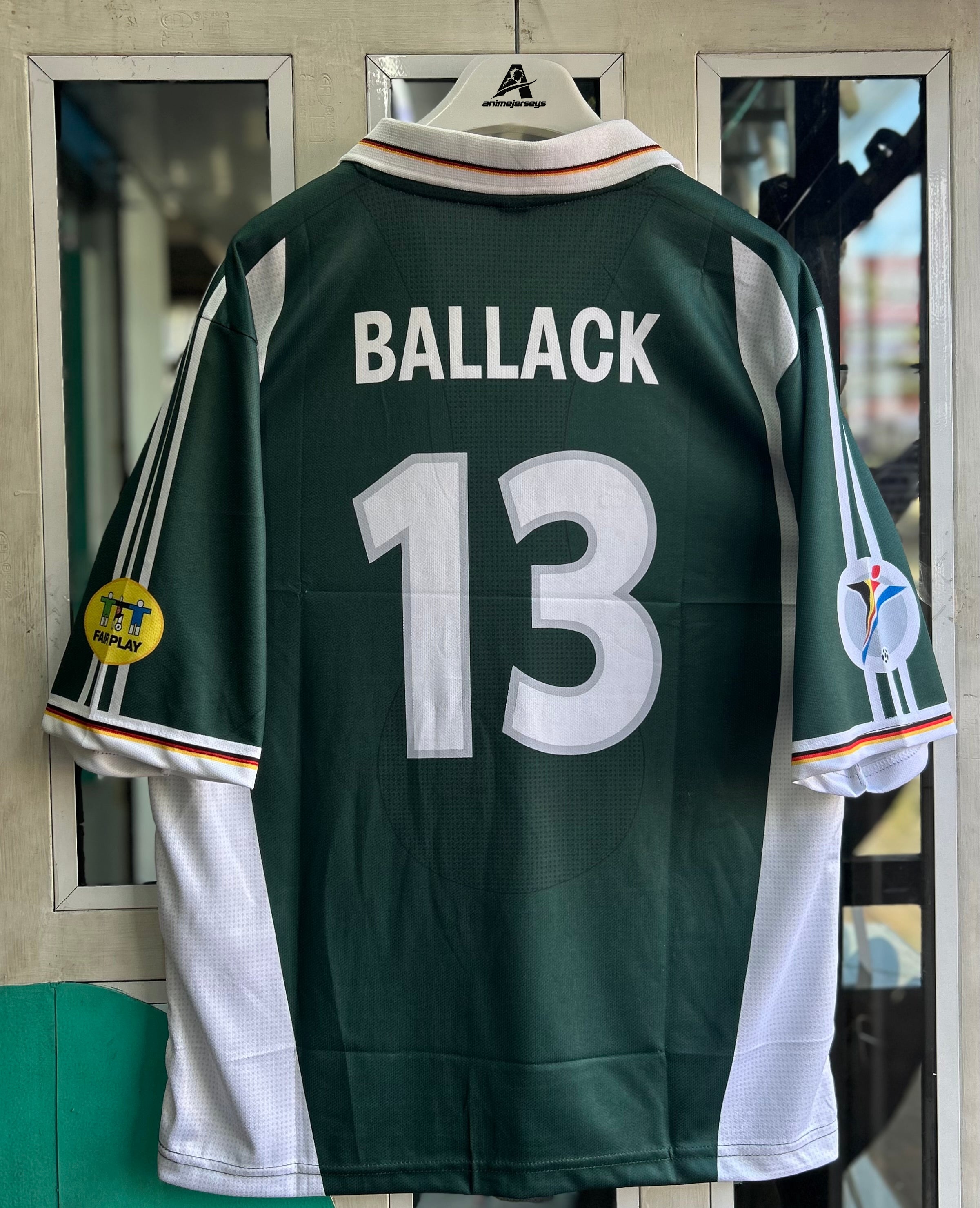 GERMANY 2000 AWAY JERSEY, FIVE SLEEVE POLO EMBRODERY