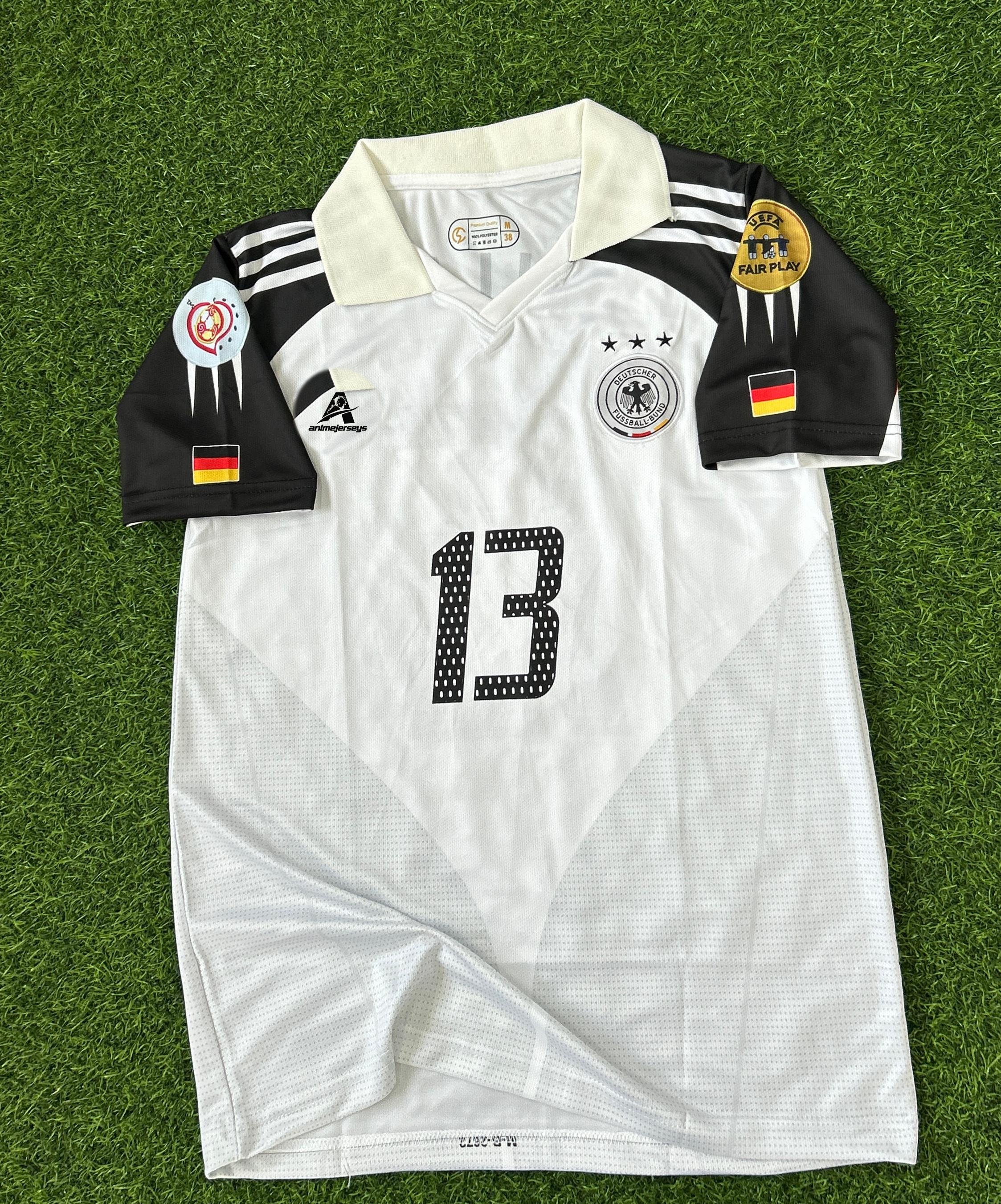 GERMANY 2004-05 HOME KIT, HALFSLEEVE POLO EMBROIDERY