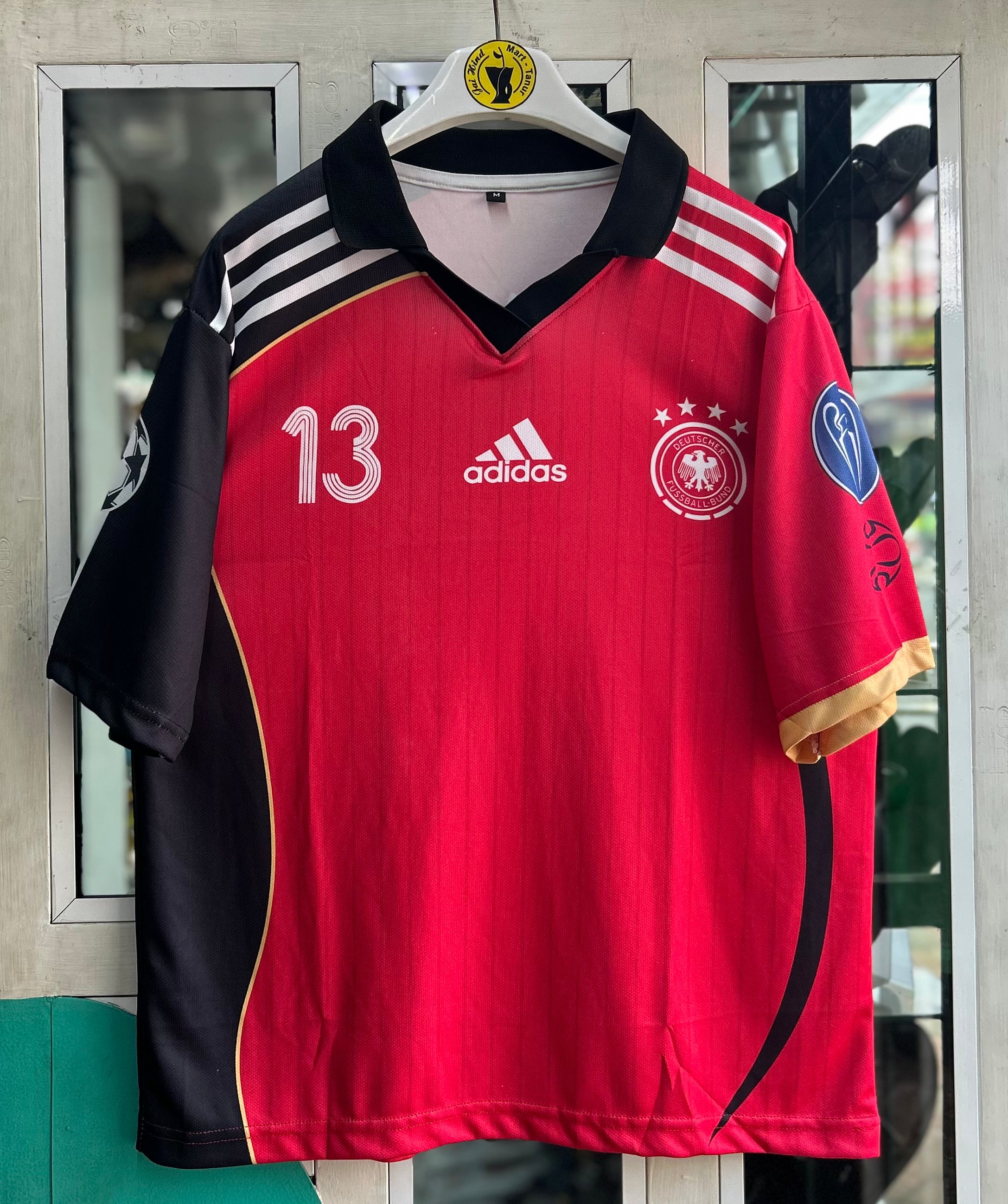 GERMANY 2006 AWAY JERSEY , FIVE SLEEVE POLO SUBLIMATION
