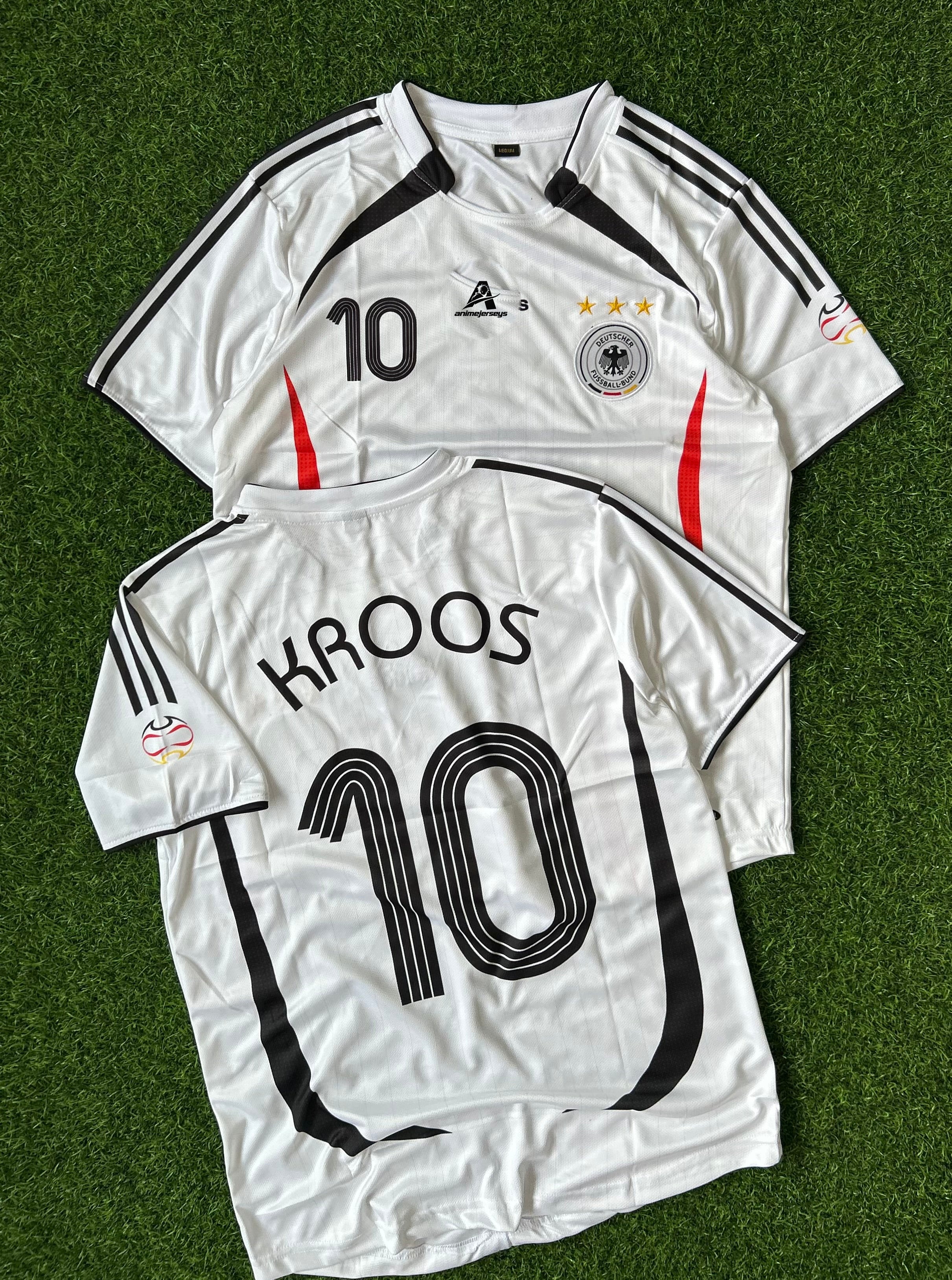 GERMANY 2006 HOME JERSEY, HALF SLEEVE  EMBROIDERY OG NECK