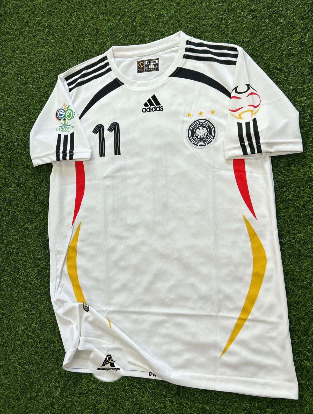 GERMANY 2006 HOME KIT, HALFSLEEVE EMBROIDERY