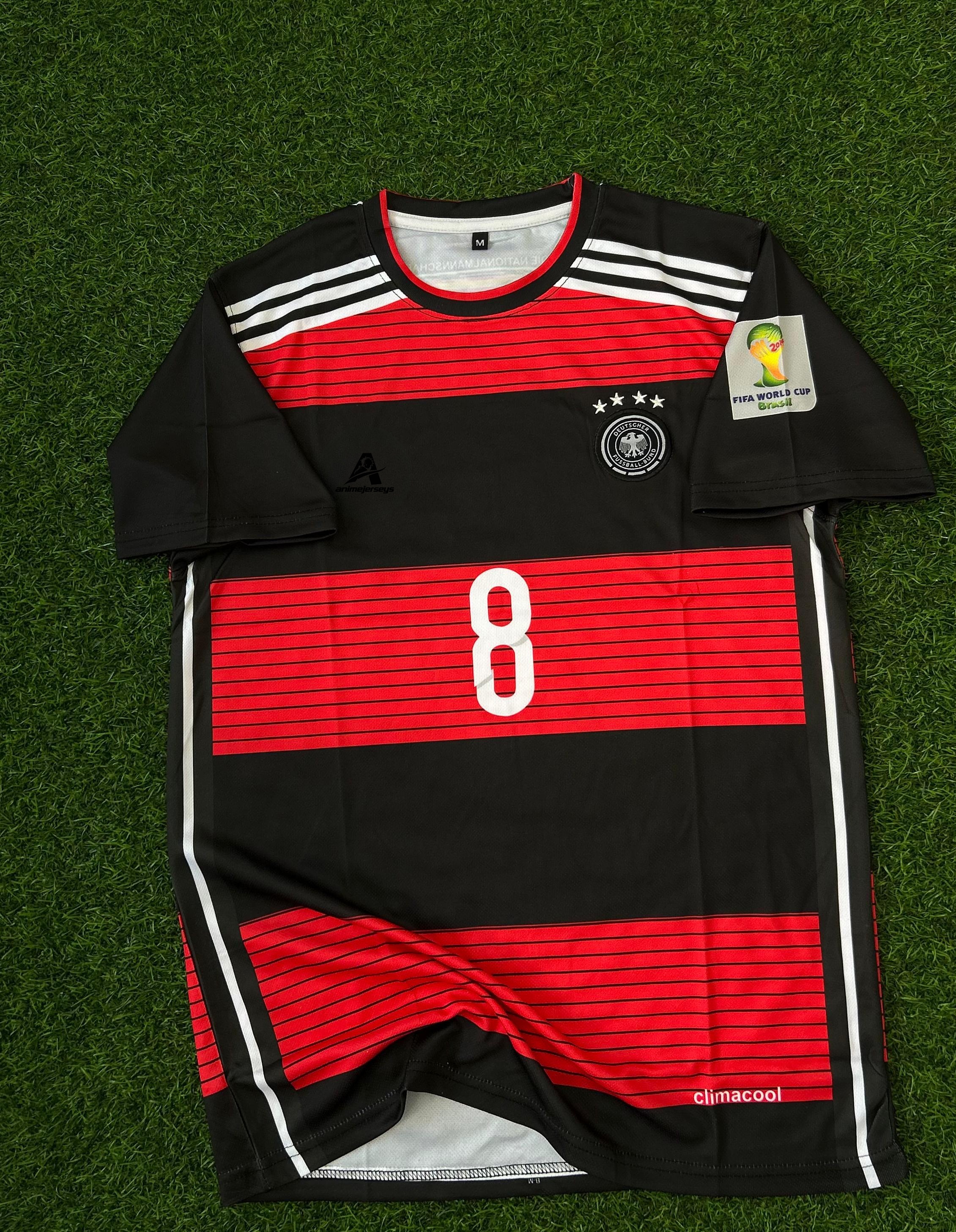 GERMANY 2014 WORLD CUP AWAY KIT. HALFSLEEVE EMBROIDERY