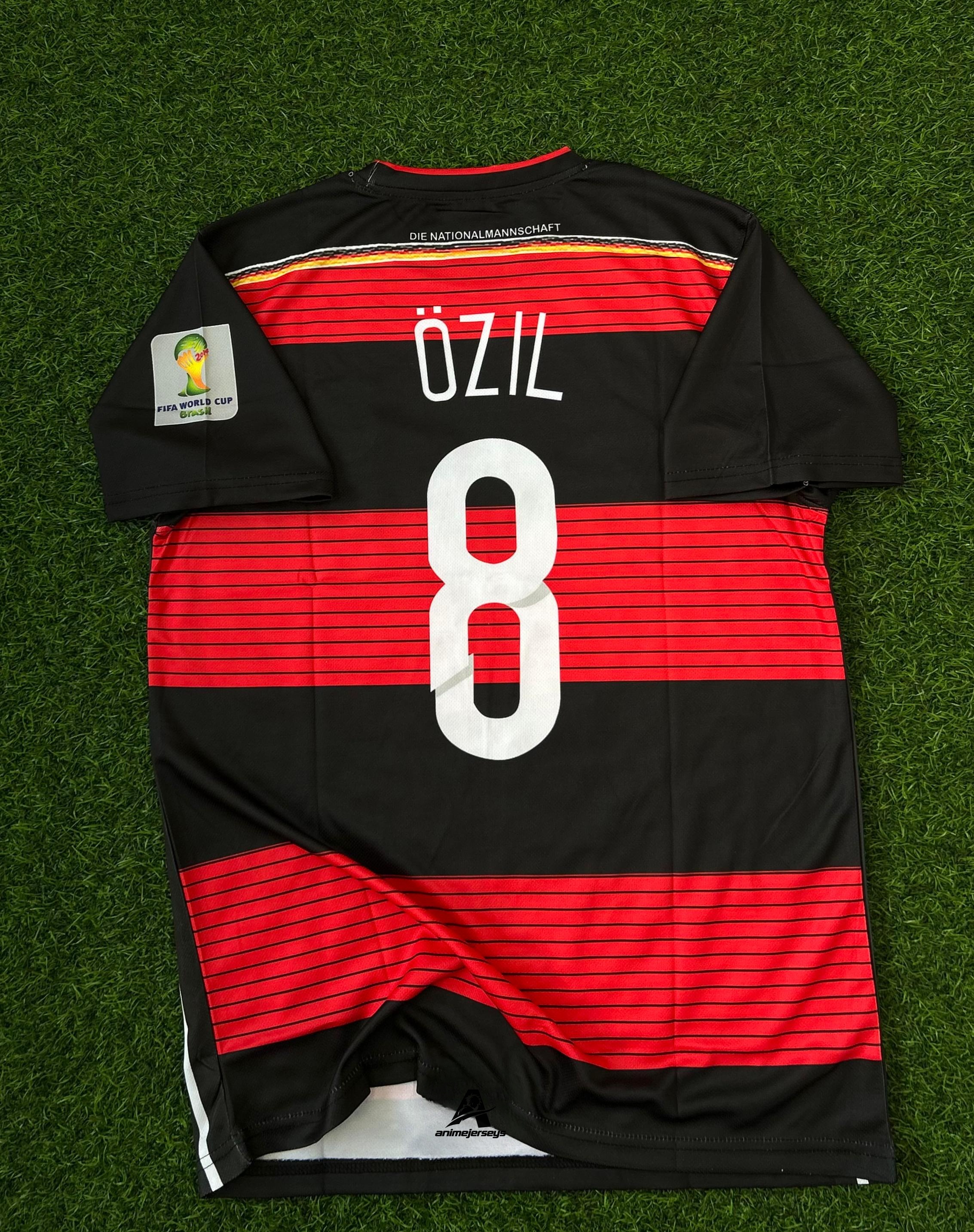 GERMANY 2014 WORLD CUP AWAY KIT. HALFSLEEVE EMBROIDERY