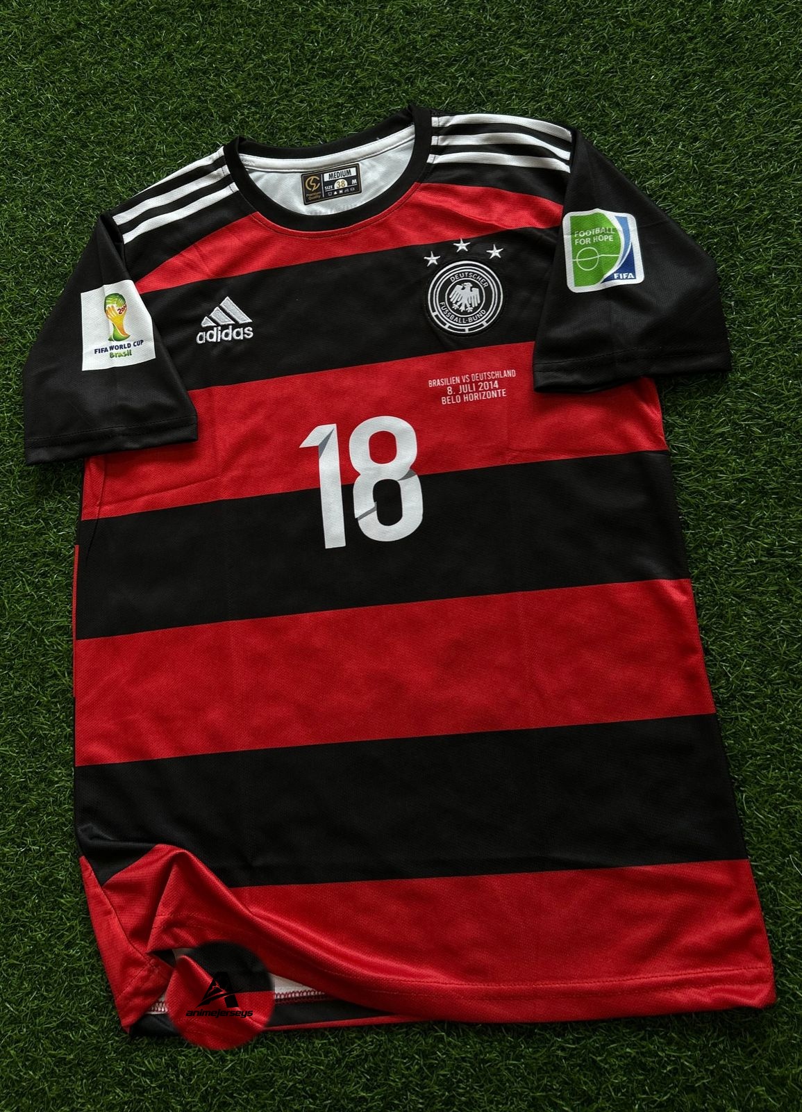 GERMANY 2014 WORLD CUP AWAY KIT, HALFSLEEVE EMBROIDERY