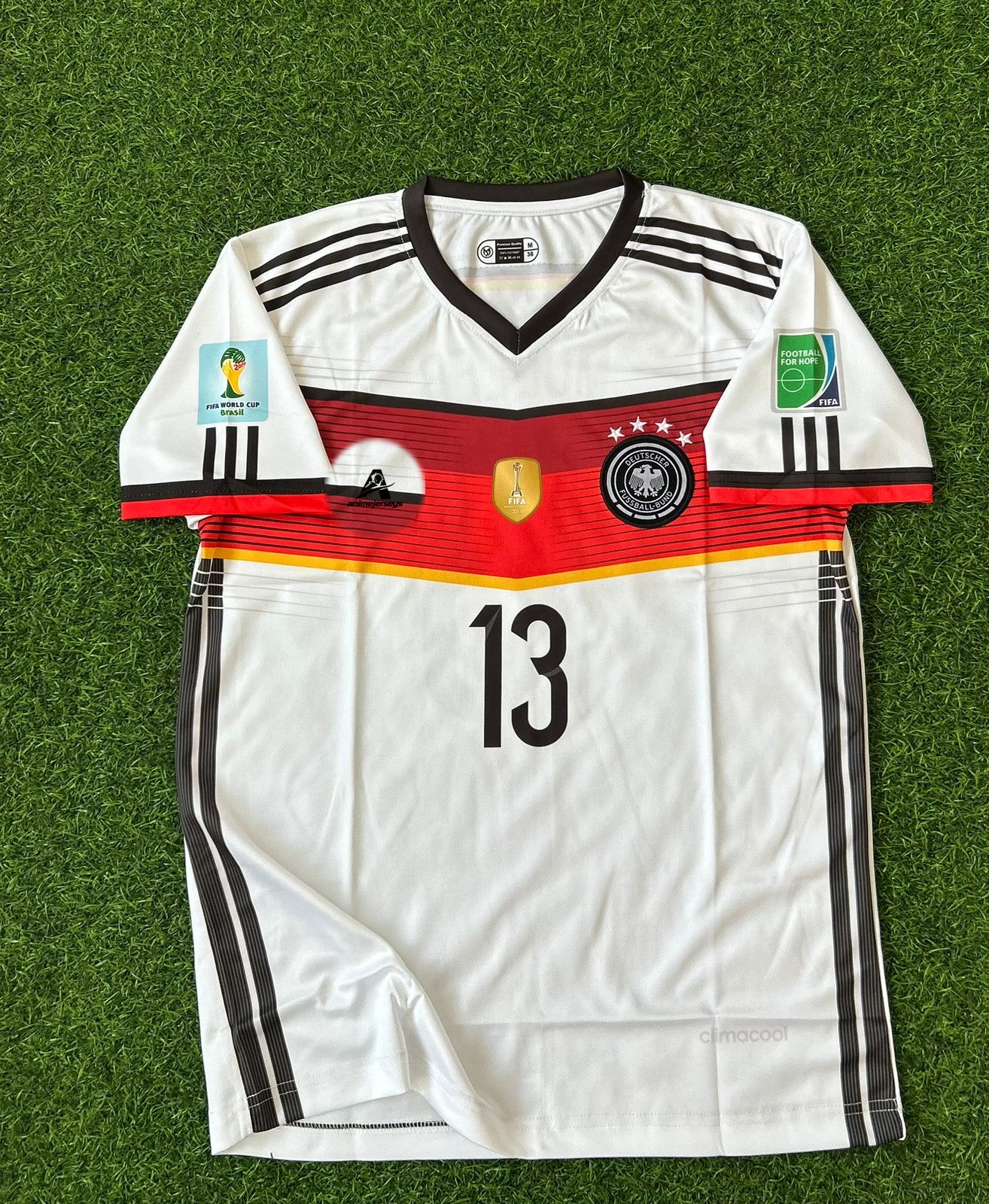 GERMANY 2014 WORLD CUP HOME KIT, HALFSLEEVE EMBROIDERY