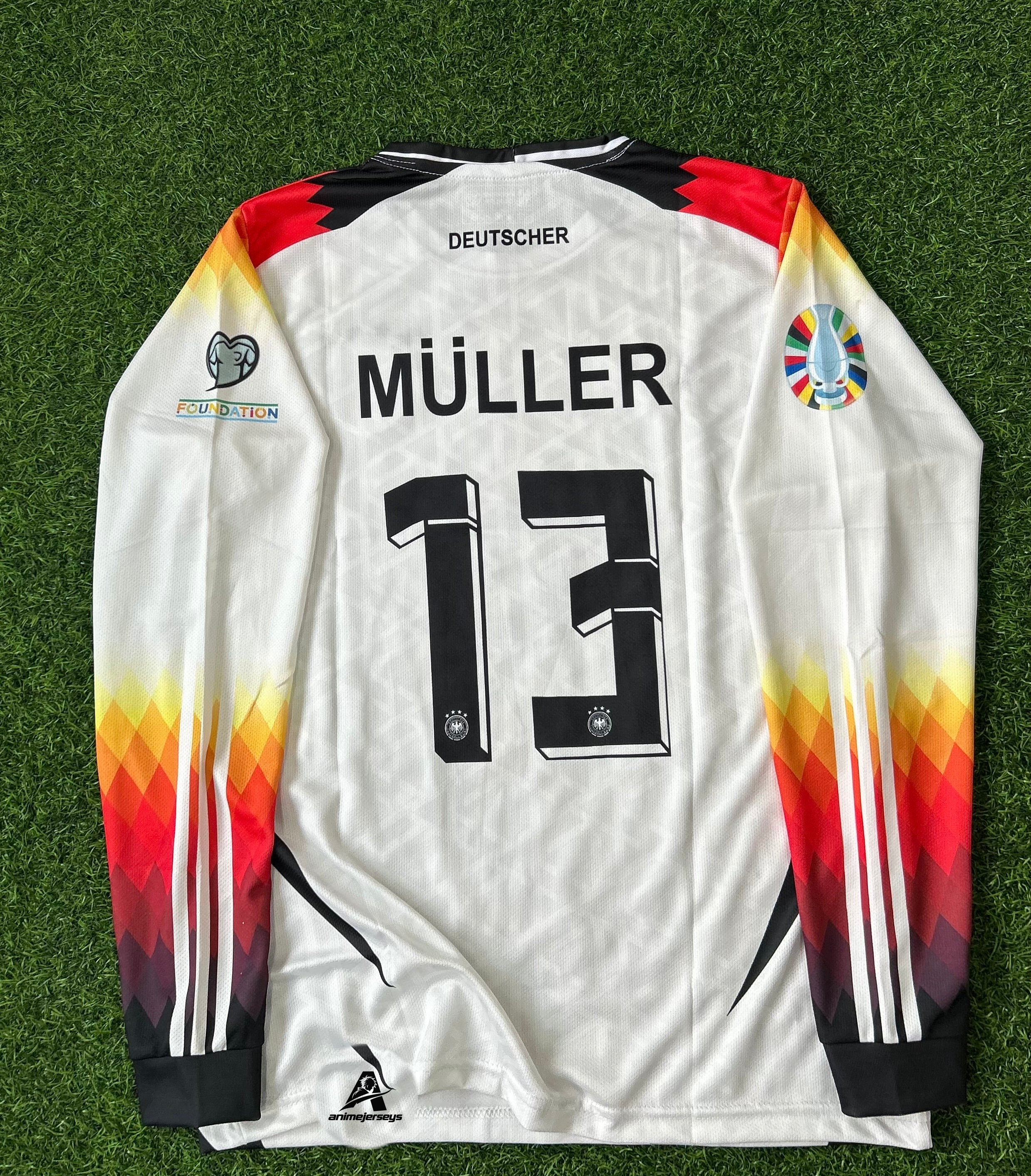 GERMANY 2024 HOME JERSEY, FULL SLEEVE EMBROIDERY