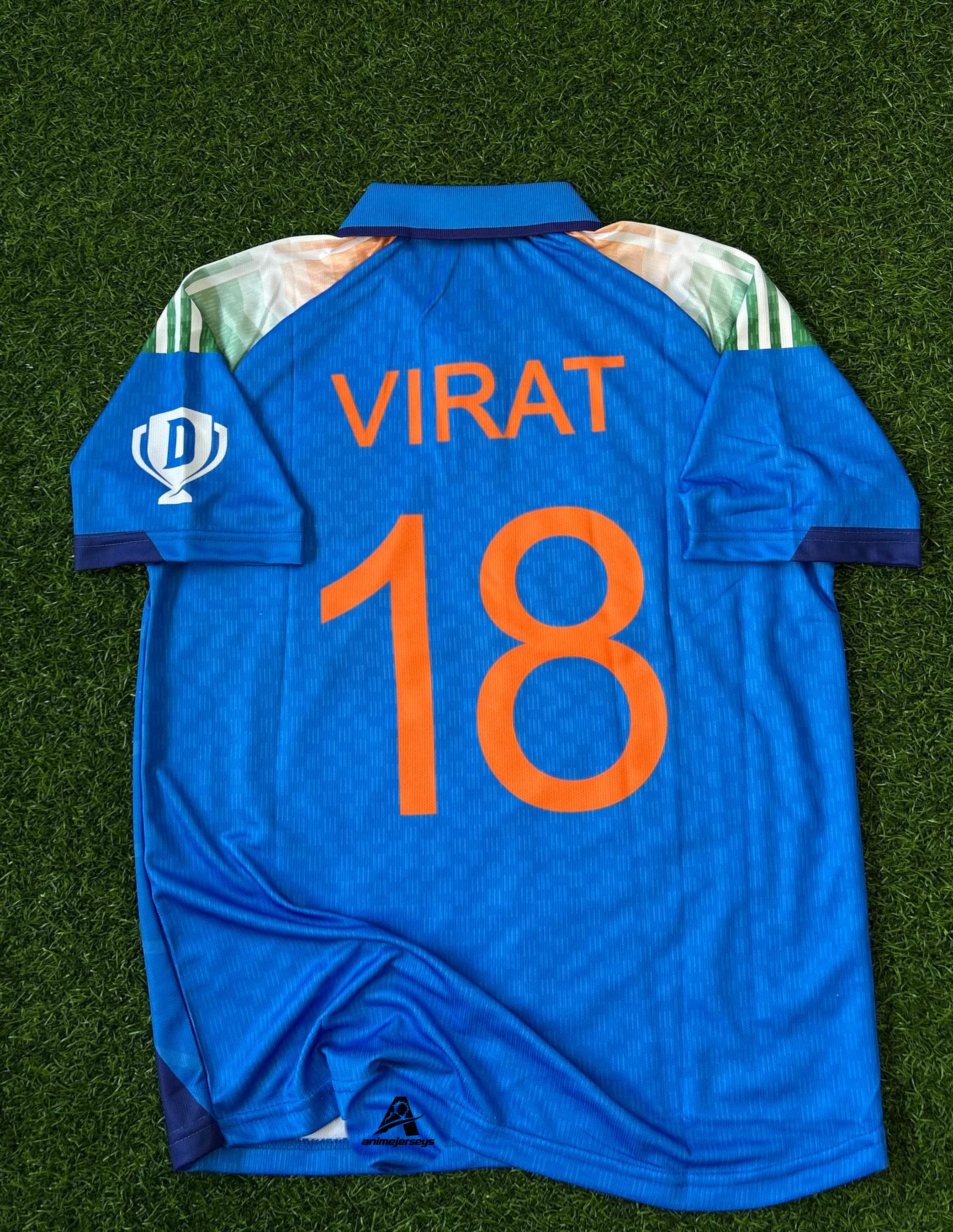 INDIA 2025 ODI KIT. HALFSLEEVE POLO EMBROIDERY (REGLAN SLEEVE)