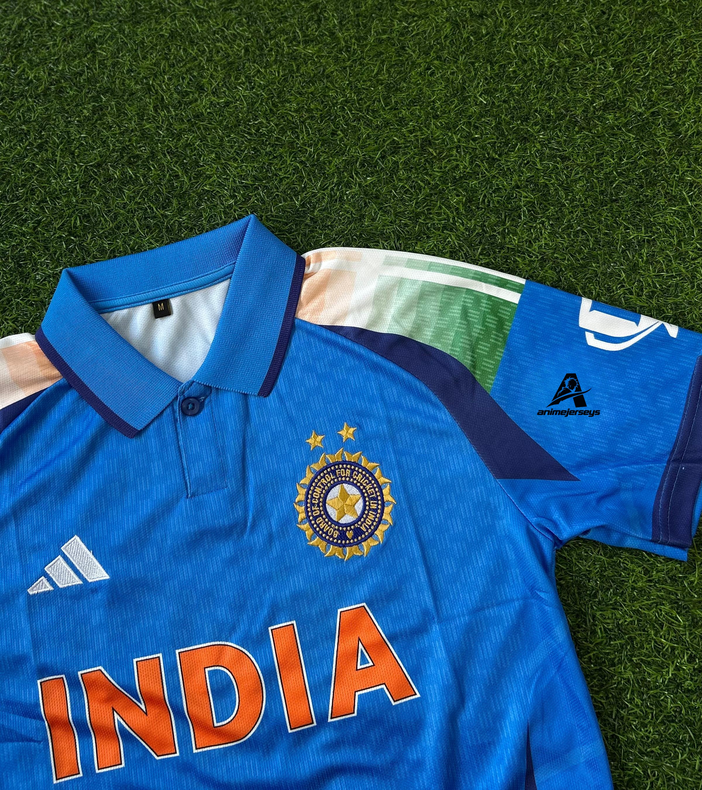 INDIA 2025 ODI KIT. HALFSLEEVE POLO EMBROIDERY (REGLAN SLEEVE)