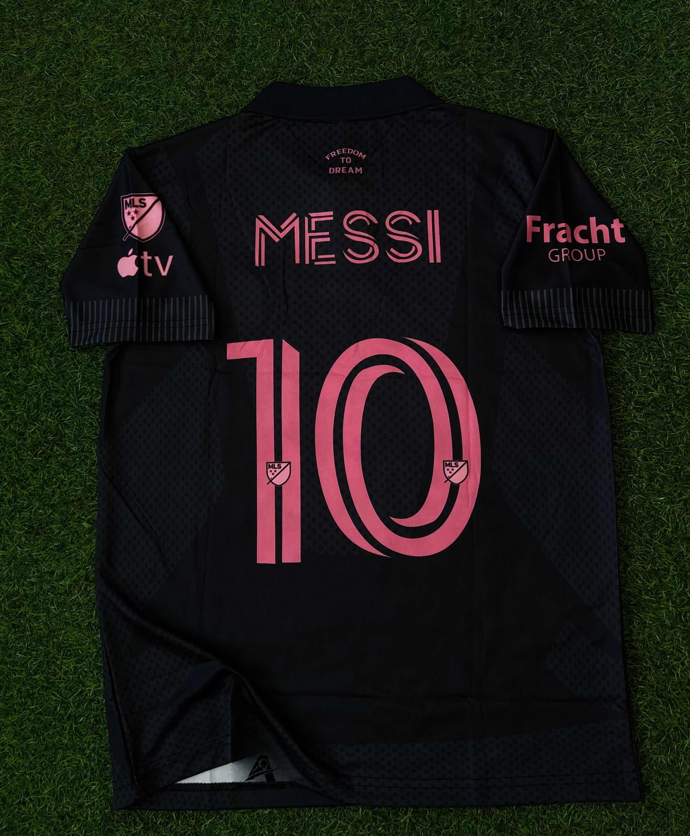 INTER MIAMI 2026-27 SEASON AWAY JERSEY, HALF SLEEVE POLO EMBROIDERY