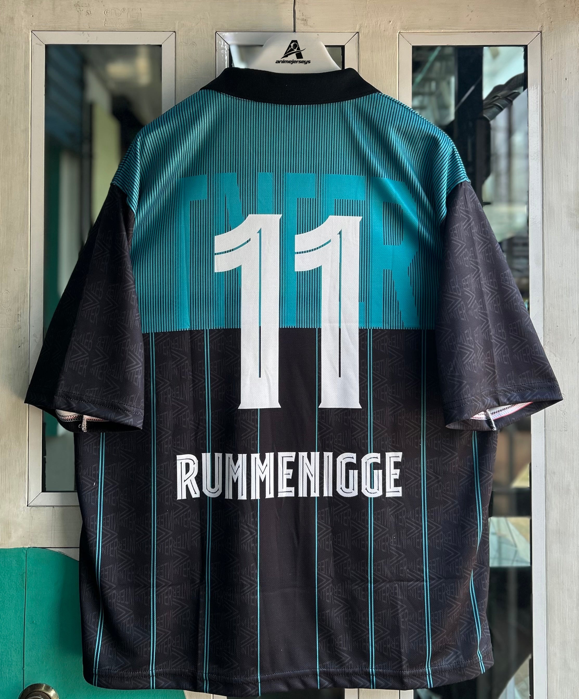 INTERMILAN 1991-92 THIRD KIT, FIVESLEEVE POLO SUBLIMATION