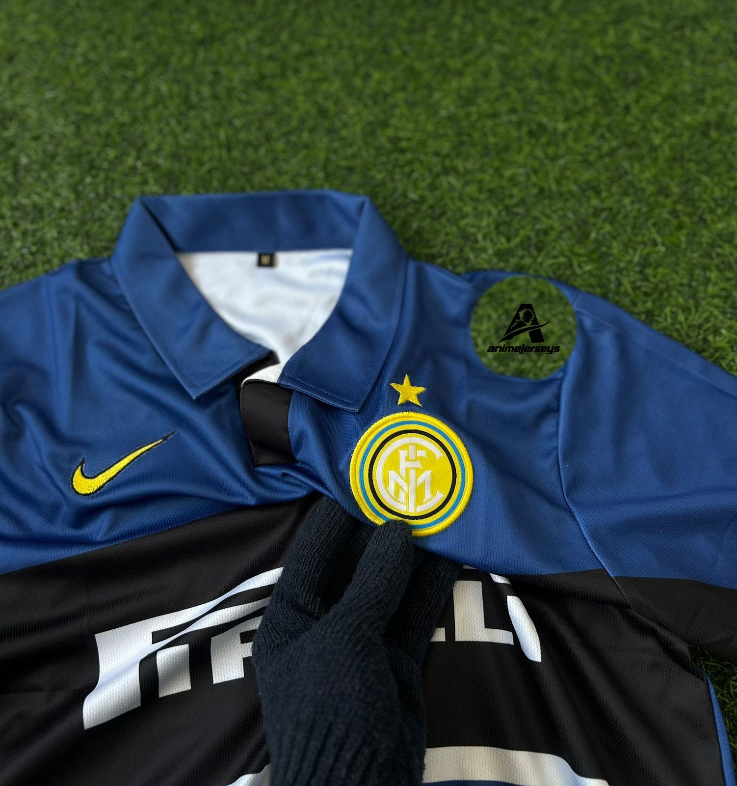 INTERMILAN 1998-99 THIRD KIT , HALFSLEEVE POLO EMBROIDERY