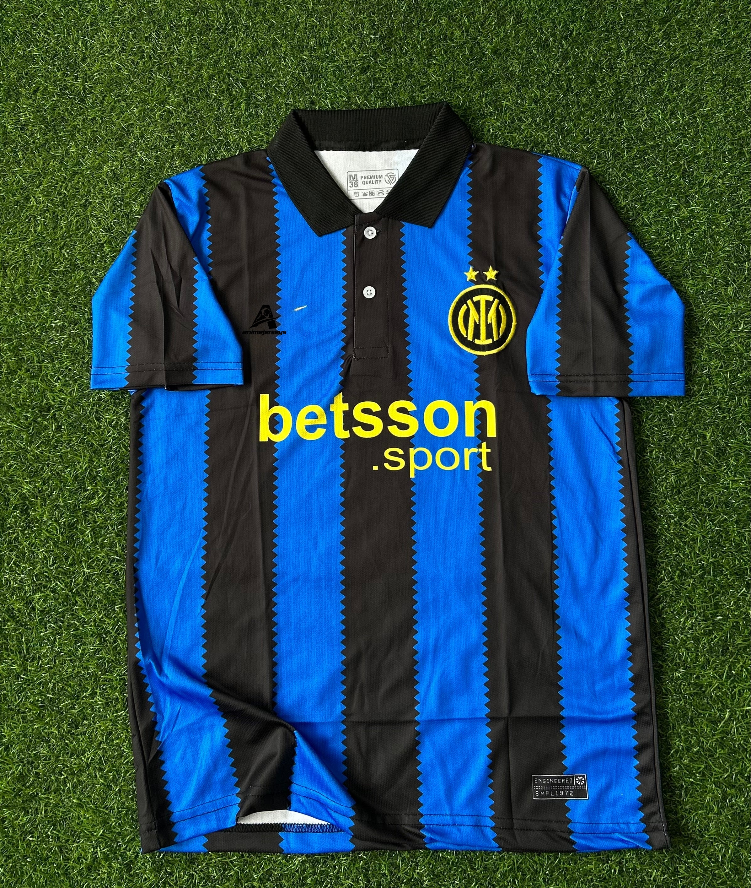 INTER MILAN 2026-27 SEASON HOME JERSEY, POLO HALF SLEEVE EMBROIDERY