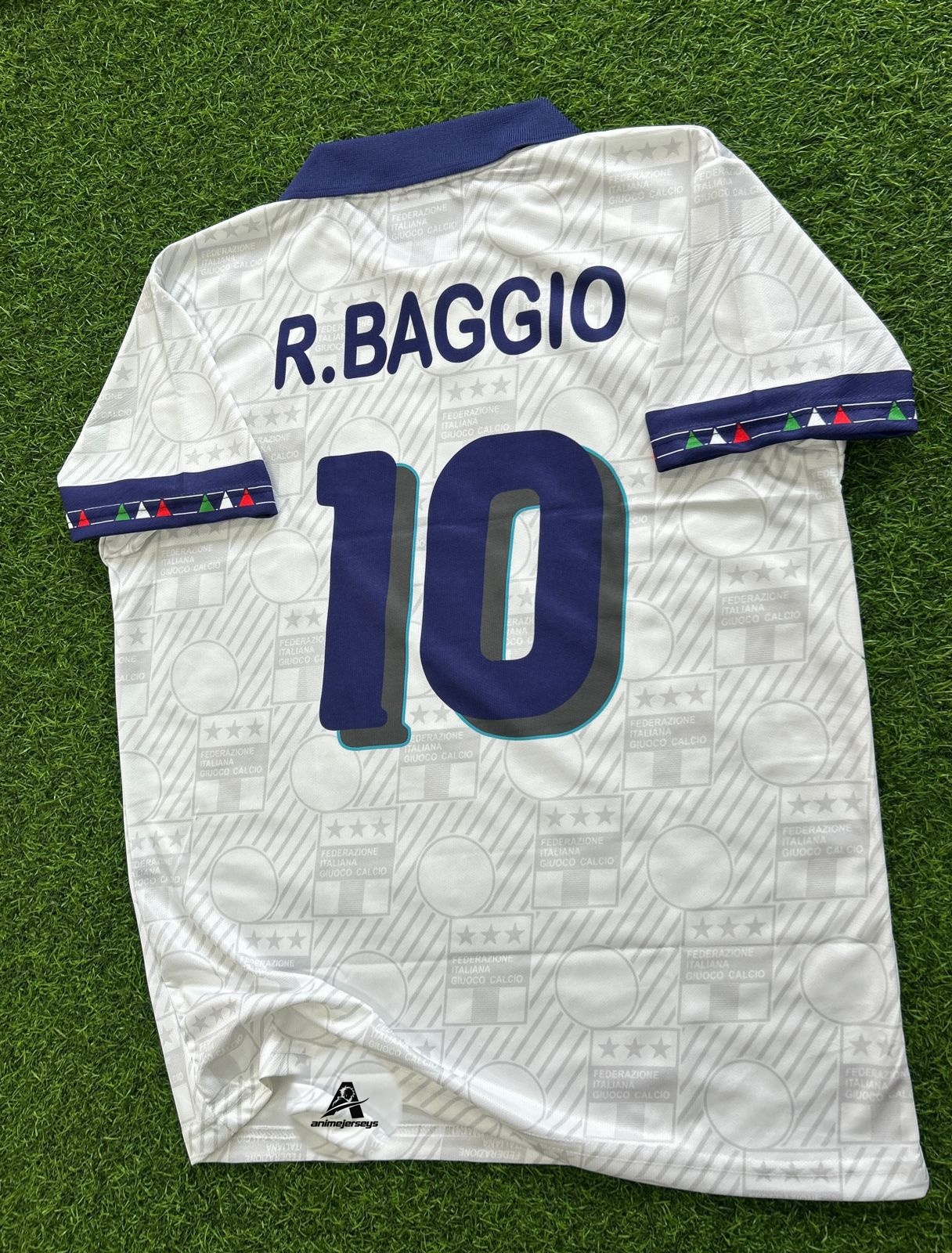 ITALY 1994 AWAY KIT, HALFSLEEVE POLO EMBROIDERY