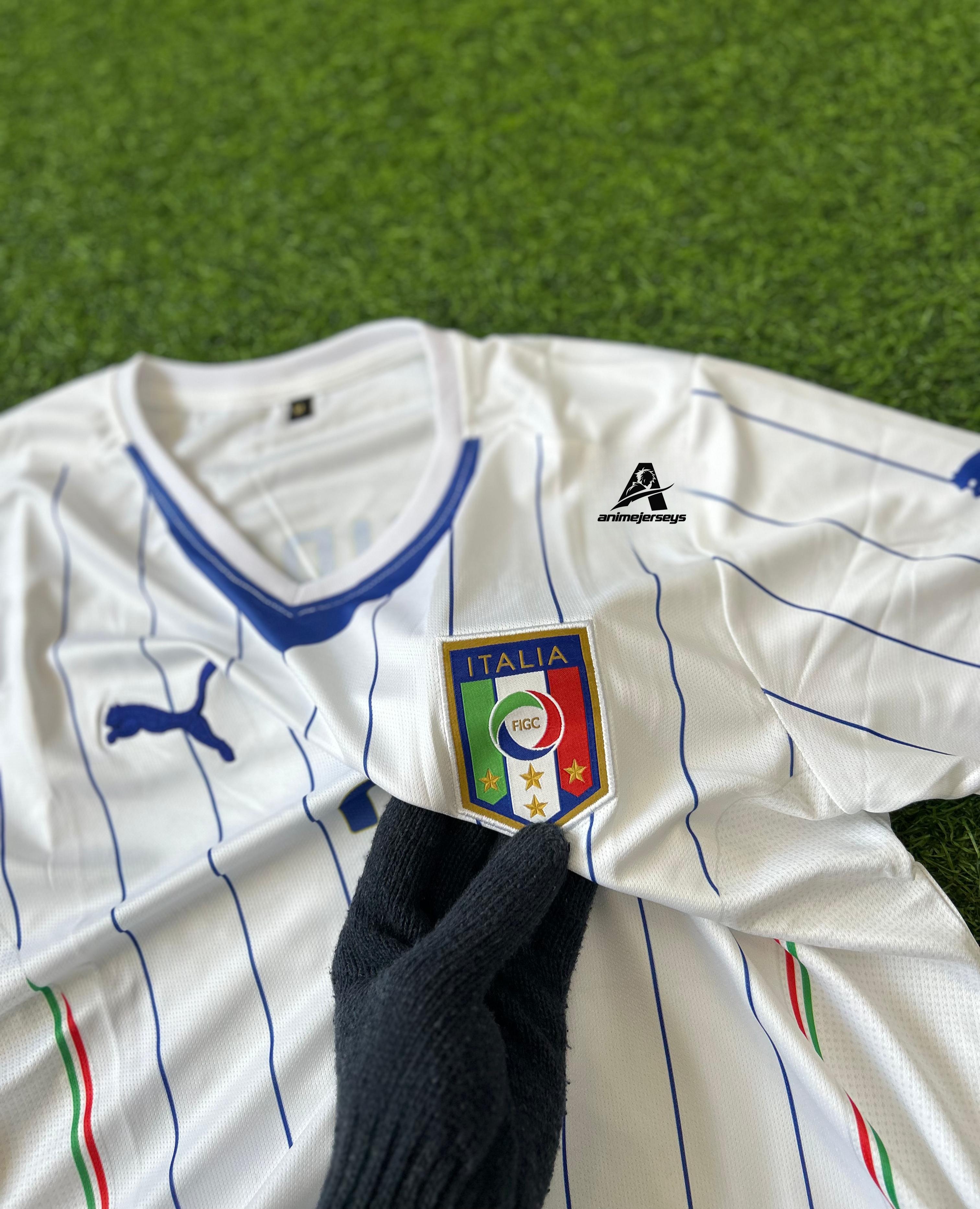 ITALY 2014 AWAY KIT, HALFSLEEVE POLO EMBROIDERY
