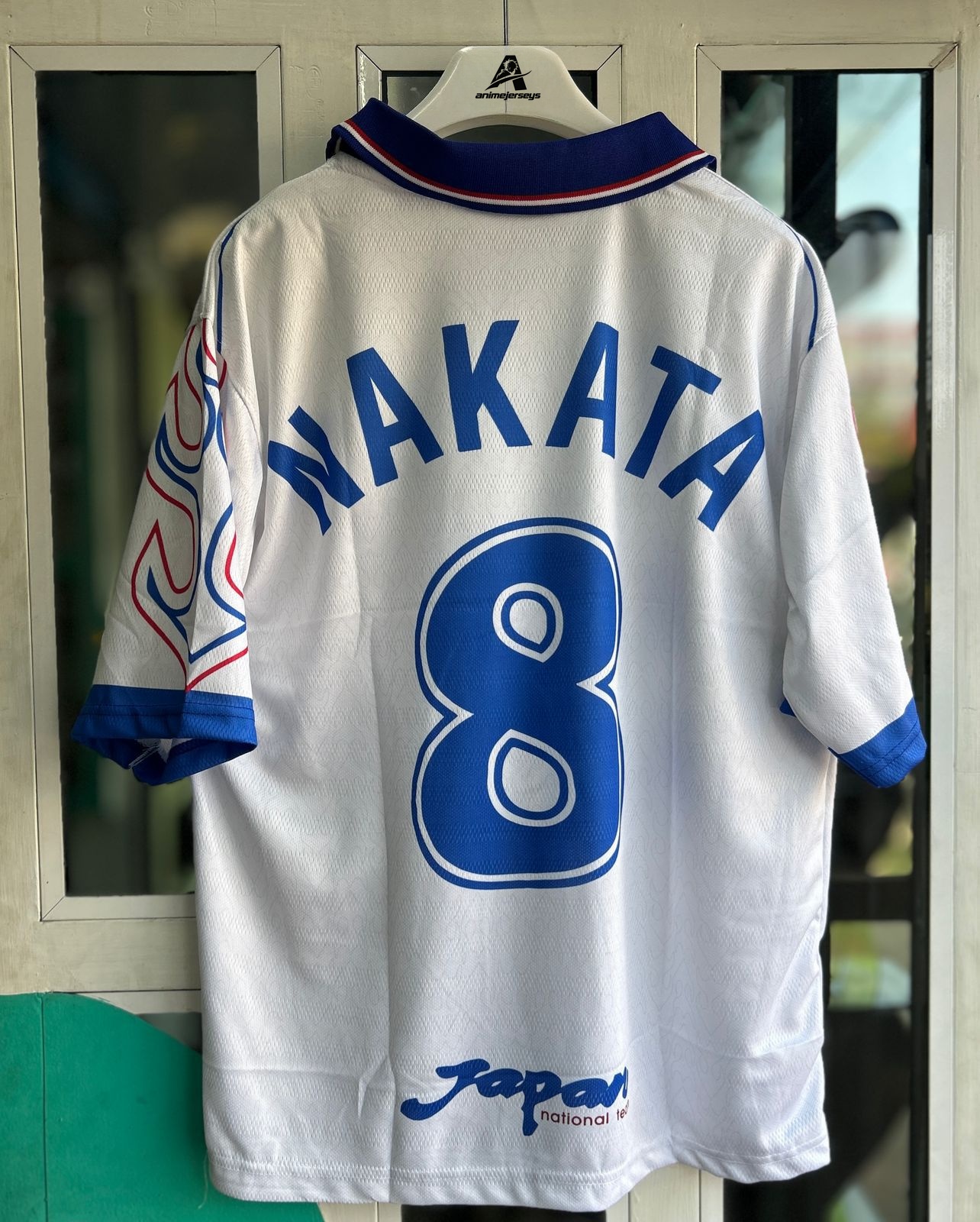 JAPAN 1998 AWAY KIT, FIVESLEEVE POLO EMBROIDERY