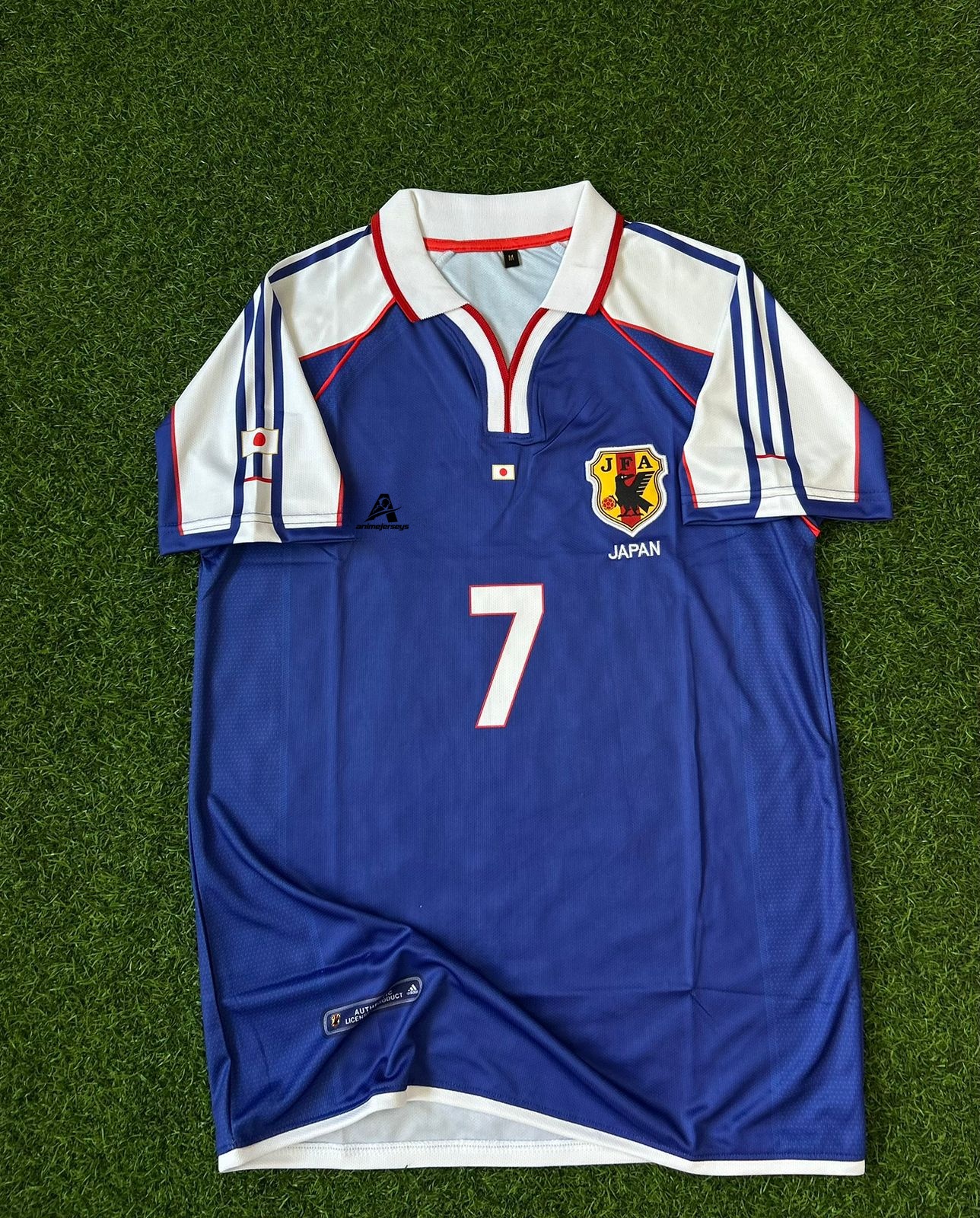 JAPAN 2000-01 HOME KIT, HALFSLEEVE POLO EMBROIDERY