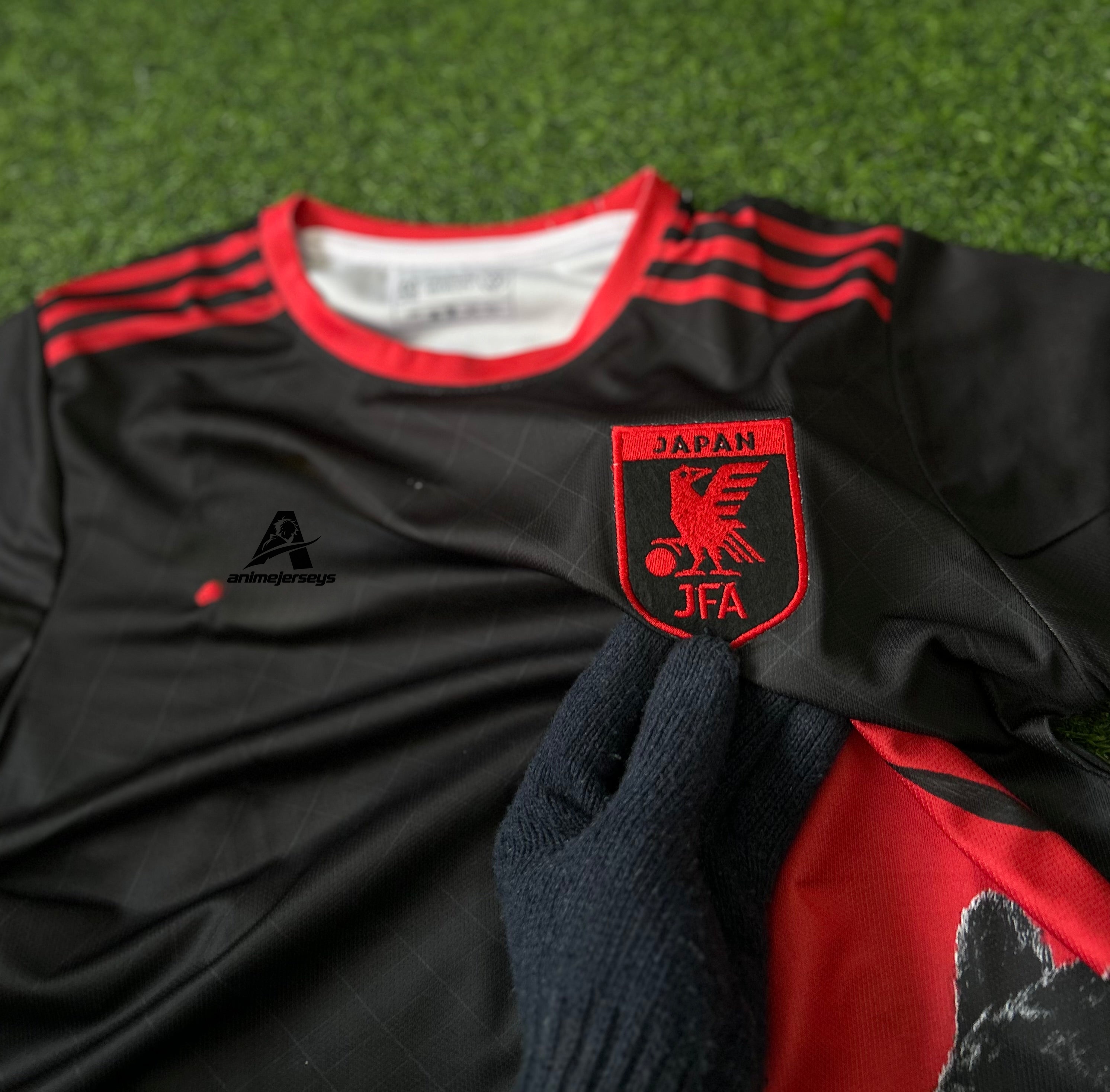 JAPAN x BLACK PANTHER SPECIAL EDITION JERSEY, HALF SLEEVE EMBROIDERY