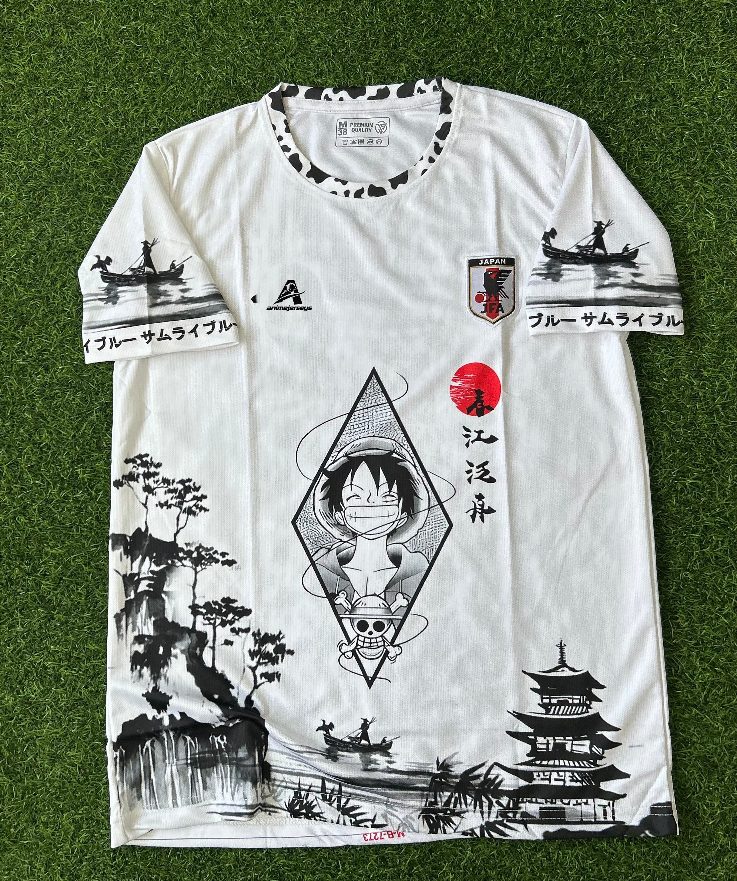 JAPAN x ONE PIECE SPECIAL EDITION JERSEY, HALF SLEEVE EMBROIDERY