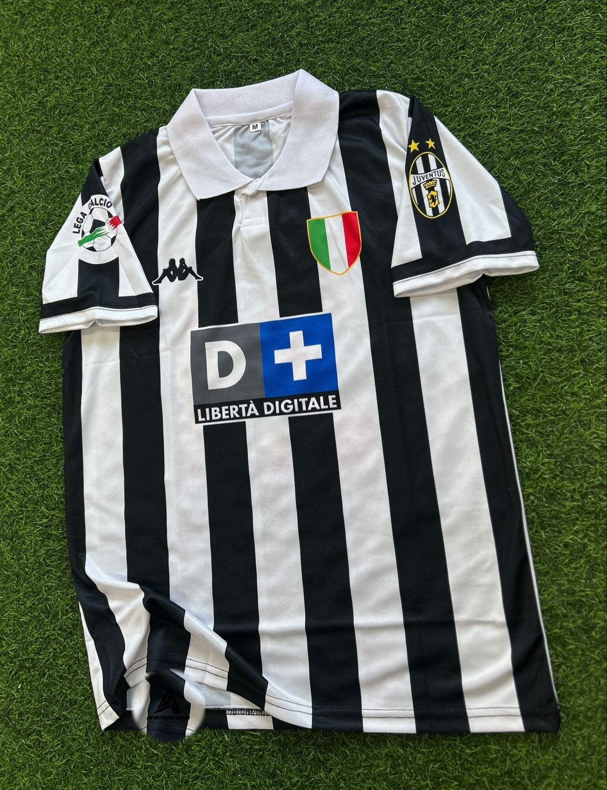 JUVENTUS 1998-99 HOME KIT, HALFSLEEVE POLO SUBLIMATION