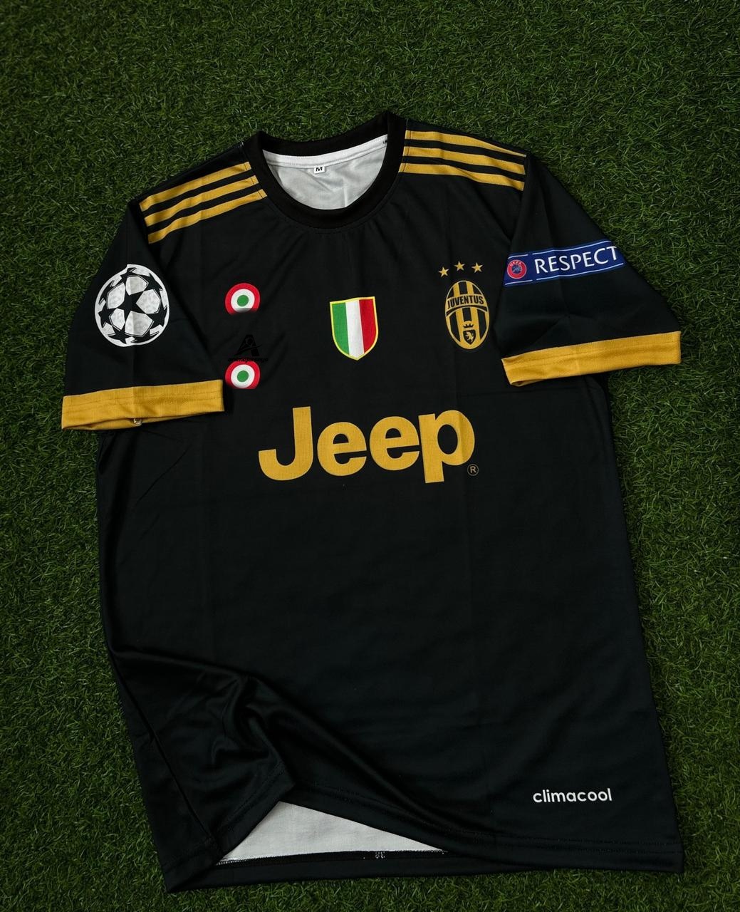 JUVENTUS 2015-16 SEASON THIRD KIT. HALFSLEEVE SUBLIMATIIOIN
