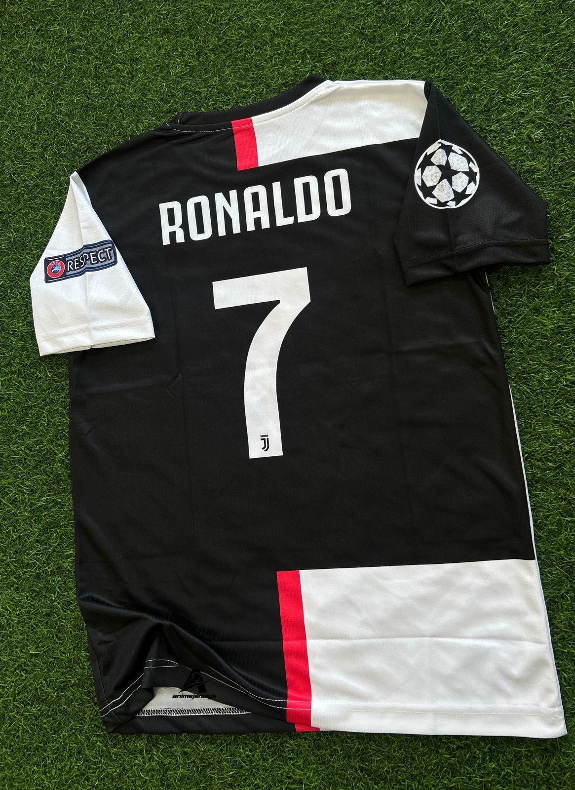 JUVUNTUS 2019-20 HOME KIT, HALFSLEEVE EMBROIDERY