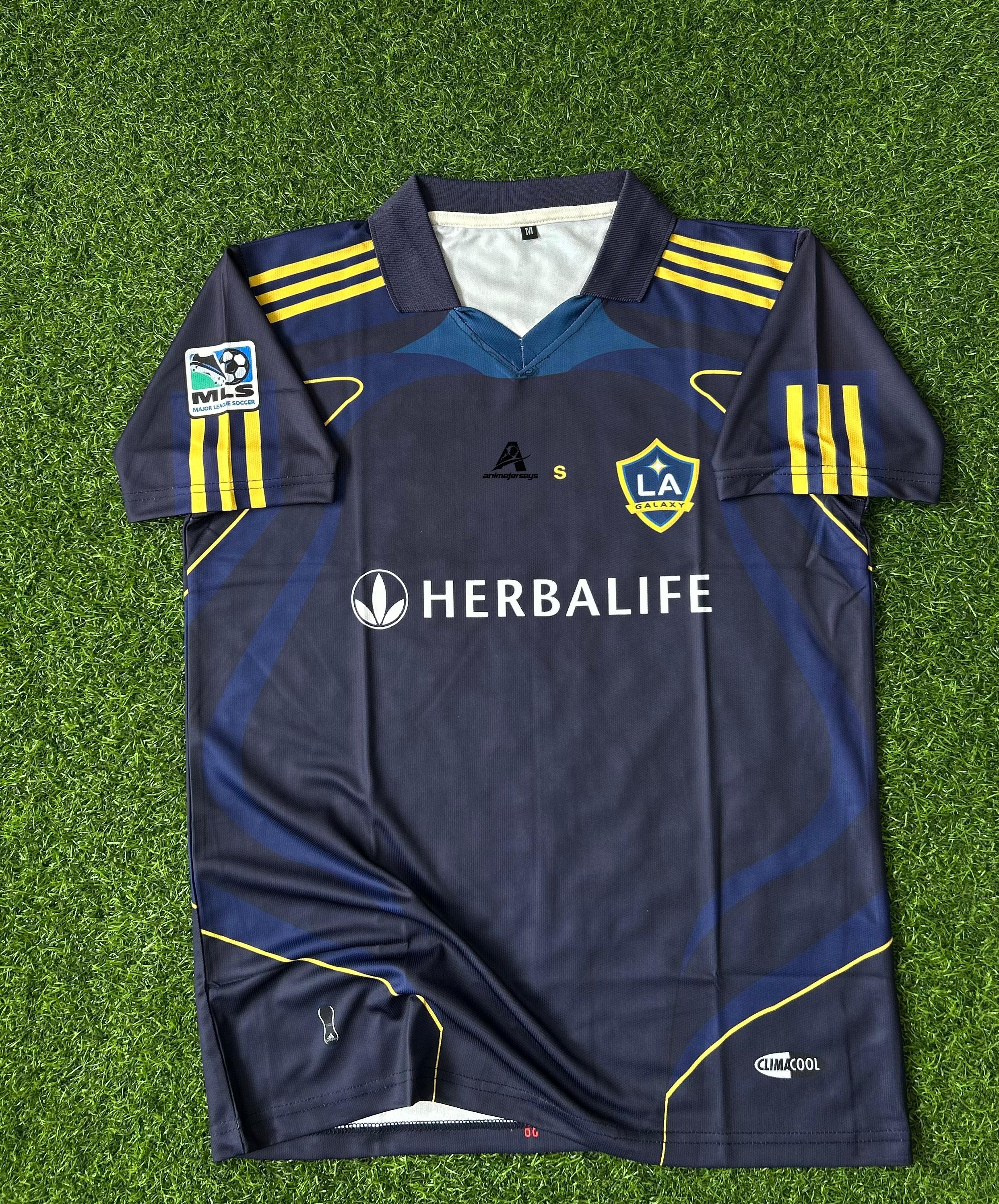 LA GALAXY 2007-08 AWAY KIT, HALFSLEEVE POLO SUBLIMATION