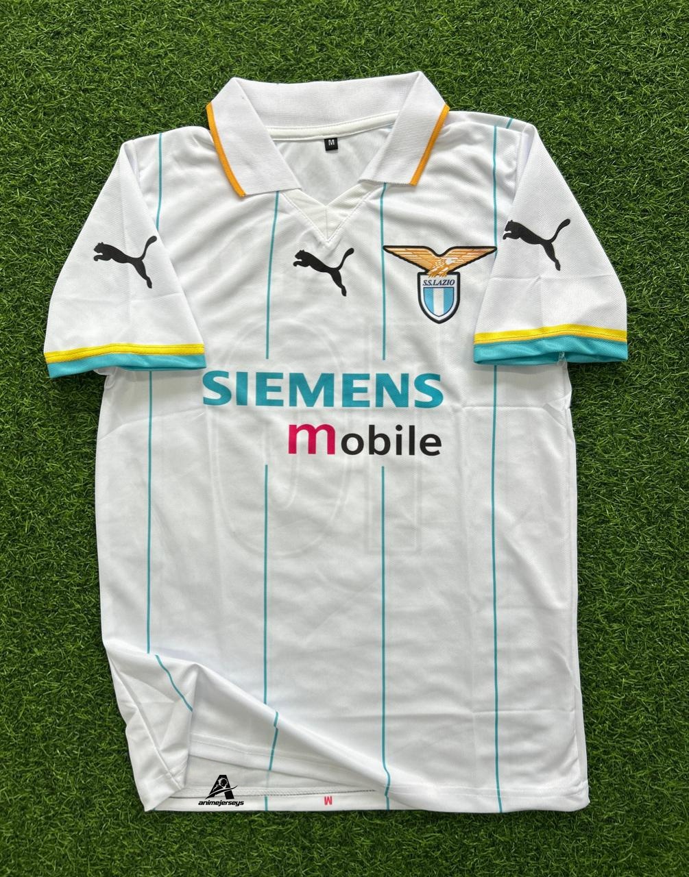 LAZIO 2001-02 AWAY KIT. HALFSLEEVE POLO SUBLIMATION
