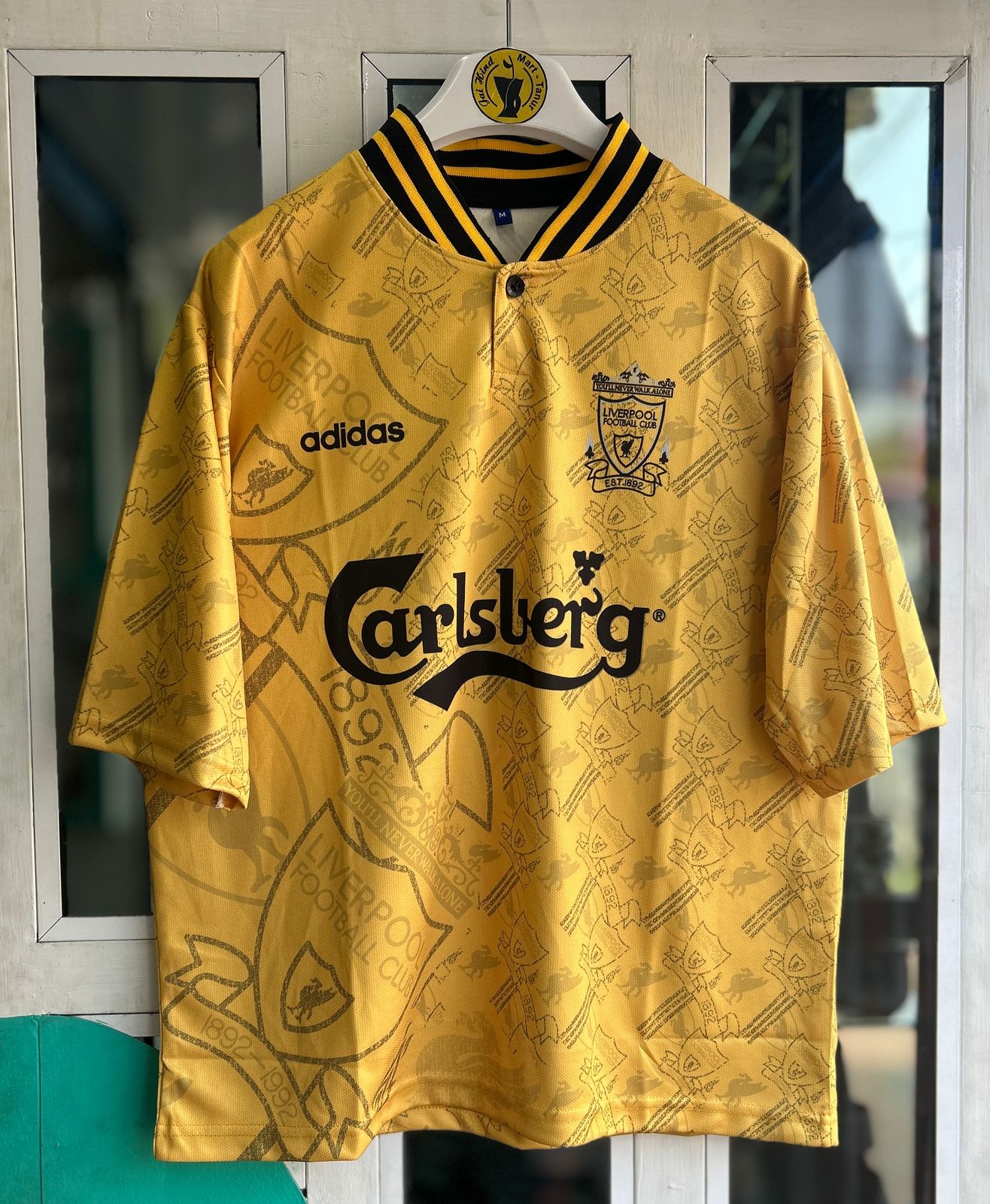 LIVERPOOL 1994-96 THIRD KIT, FIVESLEEVE POLO SUBLIMATION