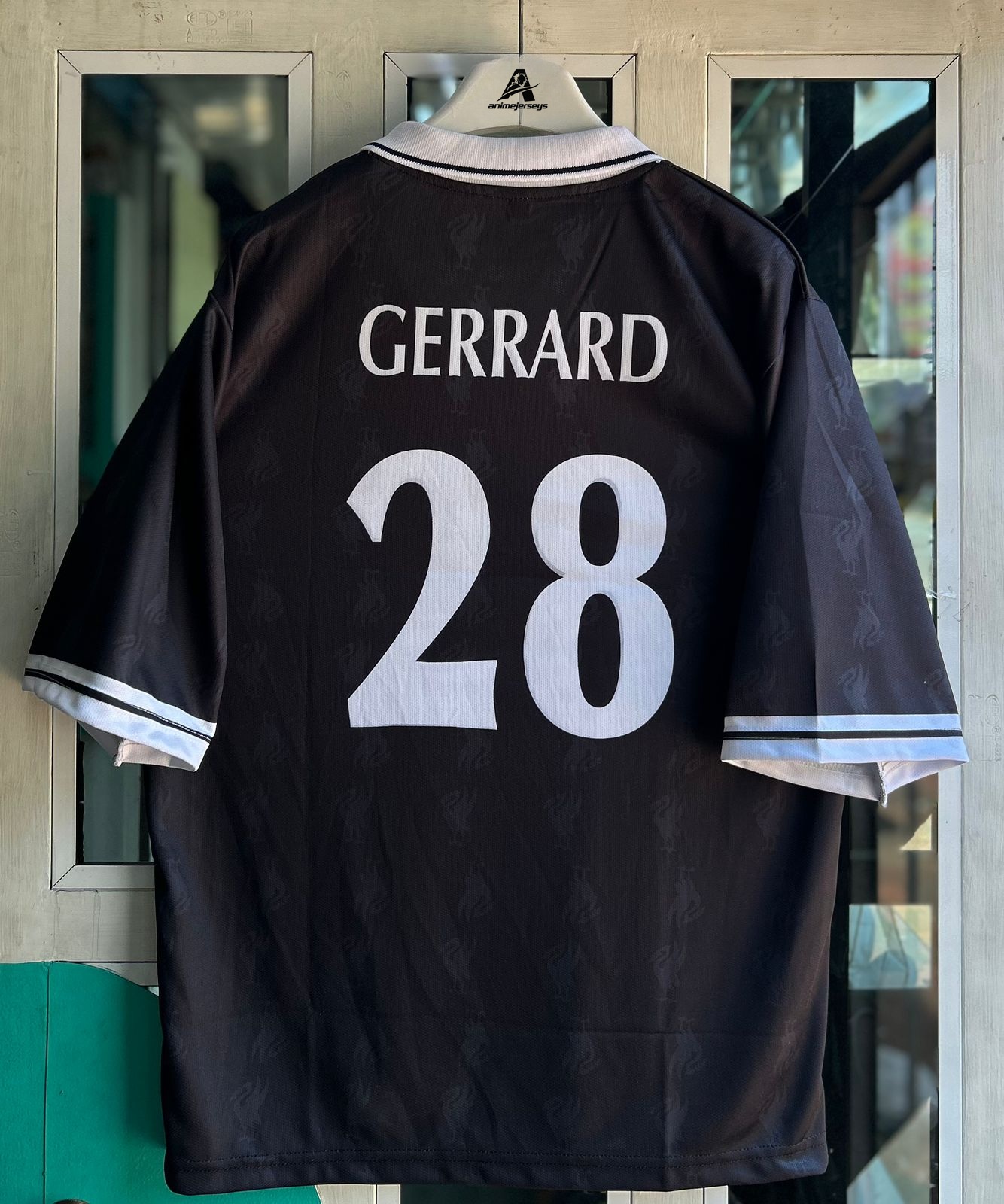 LIVERPOOL 1996-97 THIRD KIT, FIVESLEEVE POLO EMBROIDERY