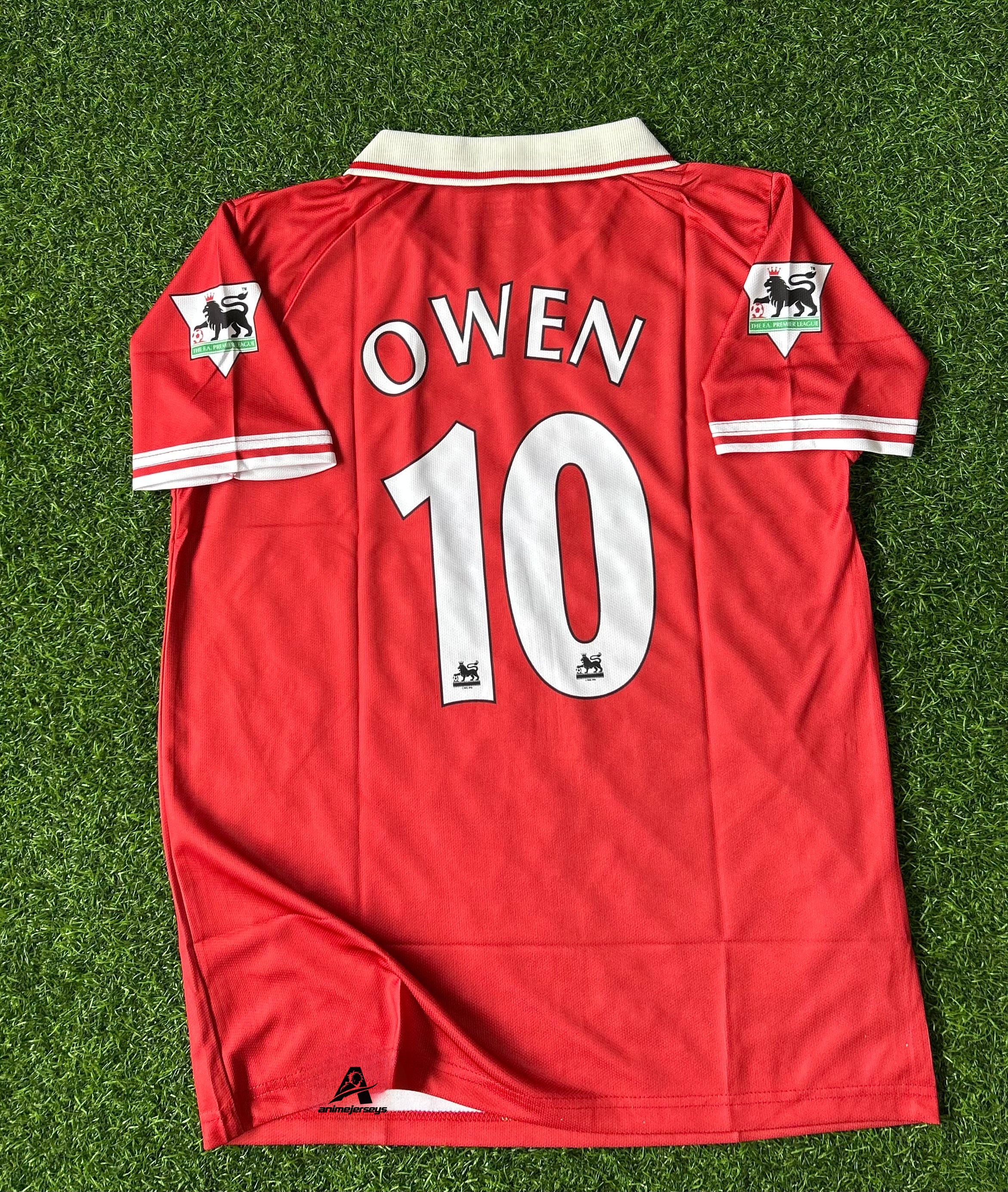LIVERPOOL 1996-98 HOME KIT, HALF SLEEVE POLO EMBROIDERY