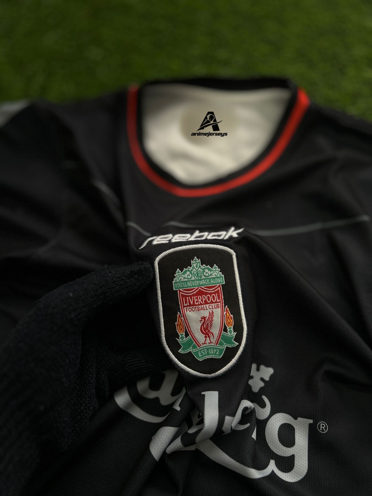 LIVERPOOL 2002-03 AWAY KIT, HALFSLEEVE EMBROIDERY