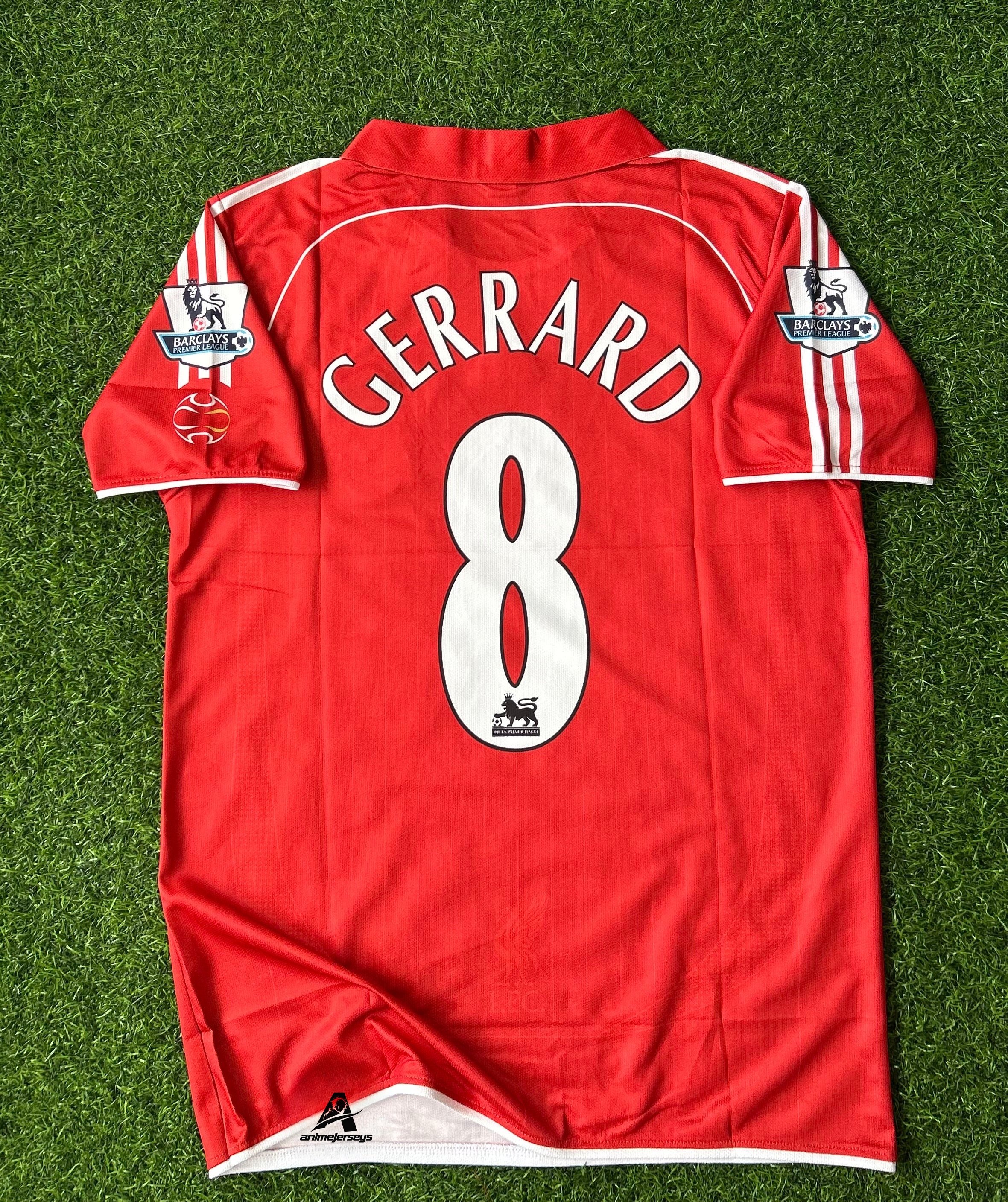 LIVERPOOL 2006-07 HOME JERSEY, HALF SLEEVE POLO  EMBROIDERY