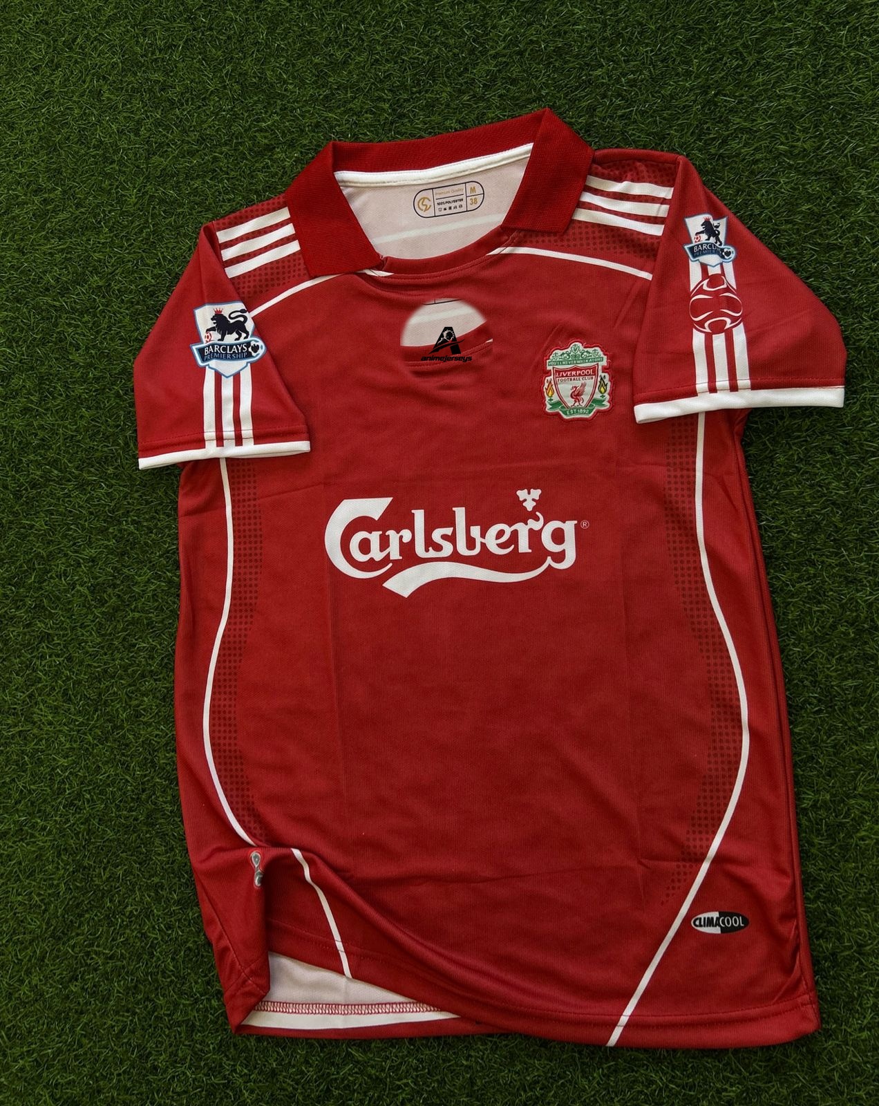 LIVERPOOL 2006-07 HOME KIT, HALFSLEEVE POLO EMBROIDERY