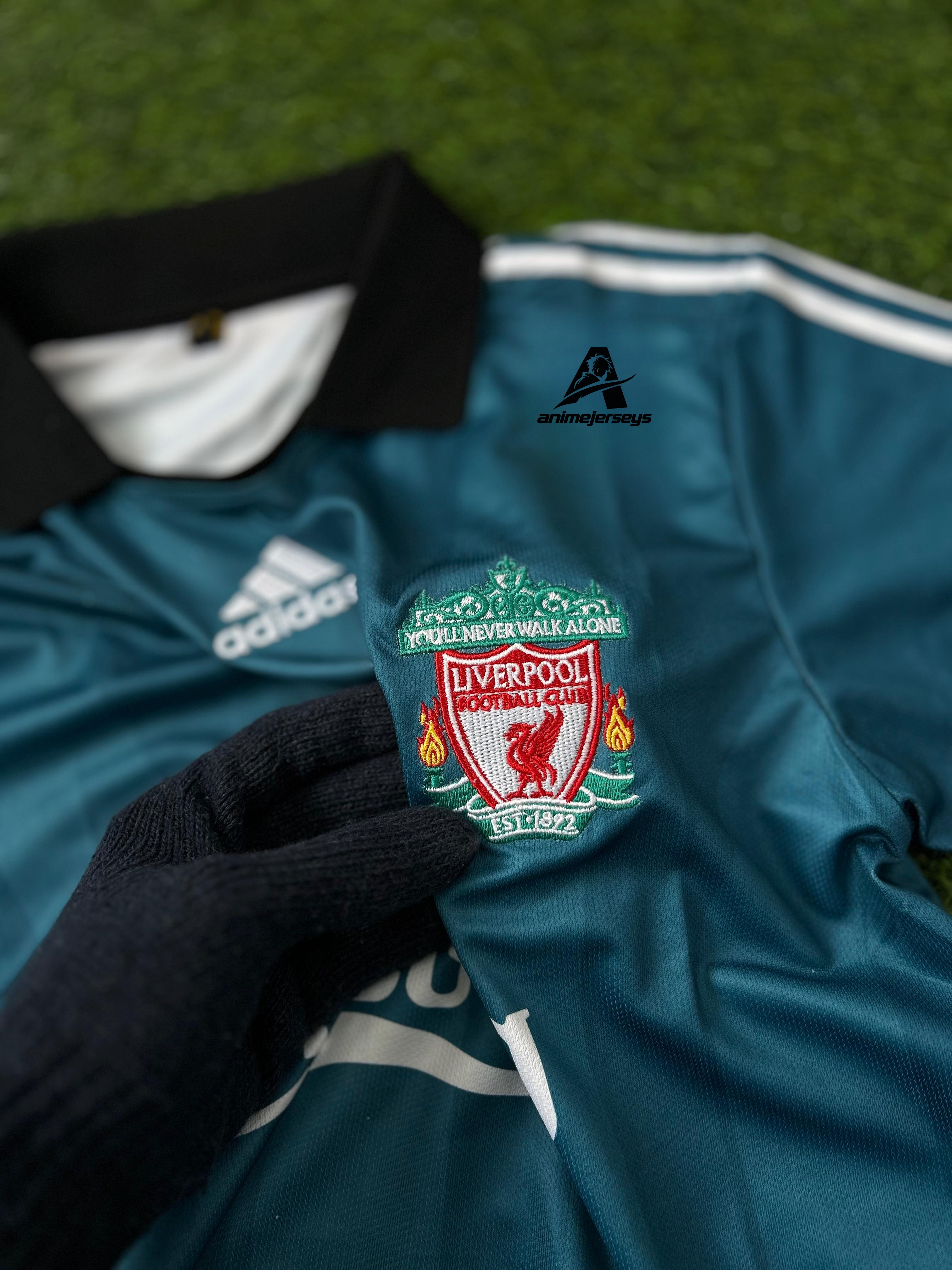 LIVERPOOL 2008-09 THIRD KIT,HALFSLEEVE POLO EMBROIDERY