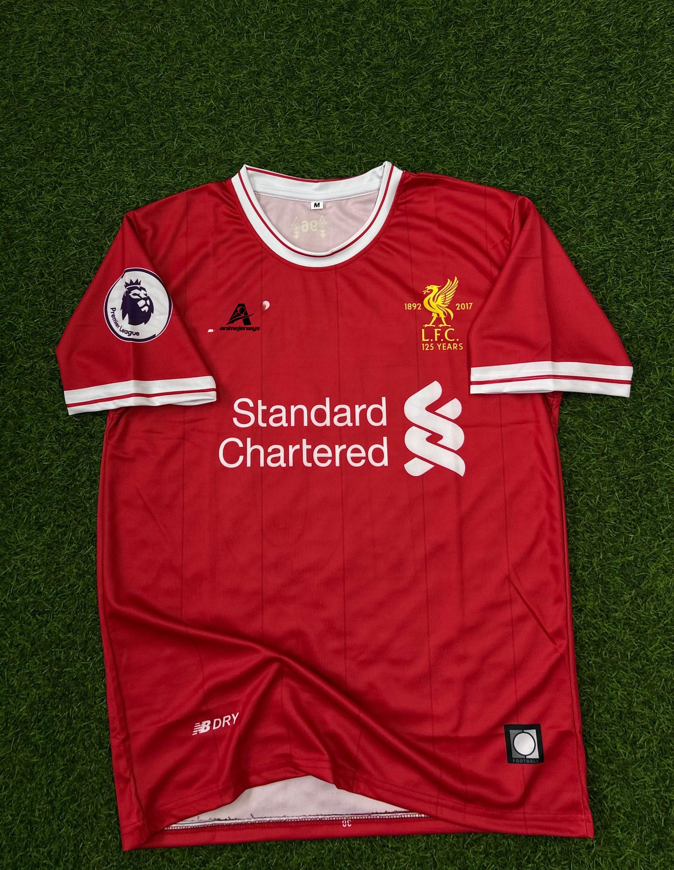 LIVERPOOL 2017-18 SEASON HOME KIT.HALFSLEEVE SUBLIMATION