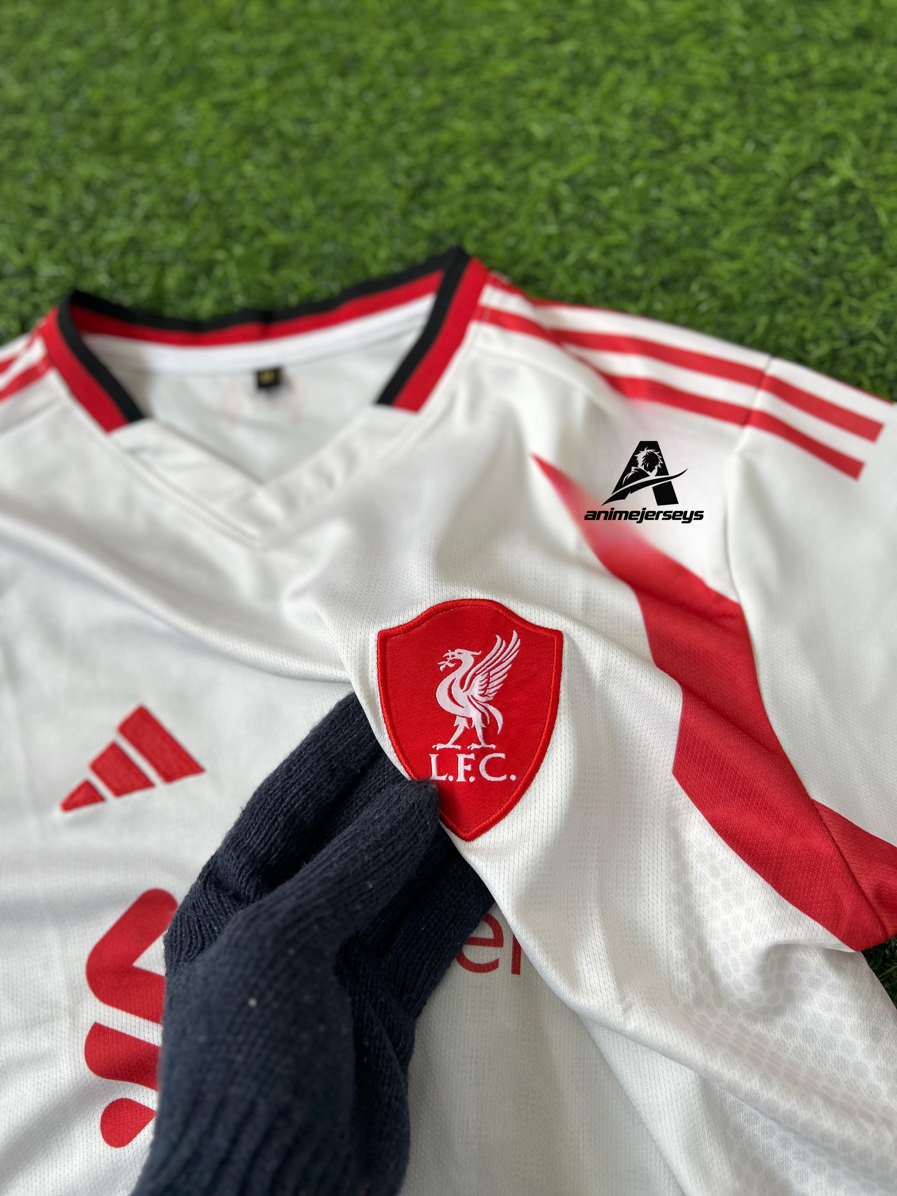 LIVERPOOL 2025-26 SEASON AWAY KIT, HALFSLEEVE EMBROIDERY