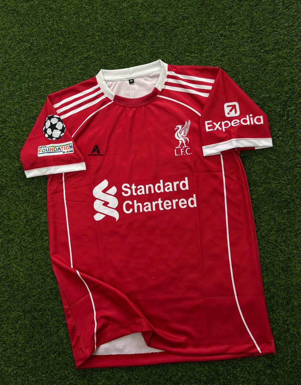 LIVERPOOL 2025-26 SEASON HOME KIT. HALFSLEEVE SUBLIMATION