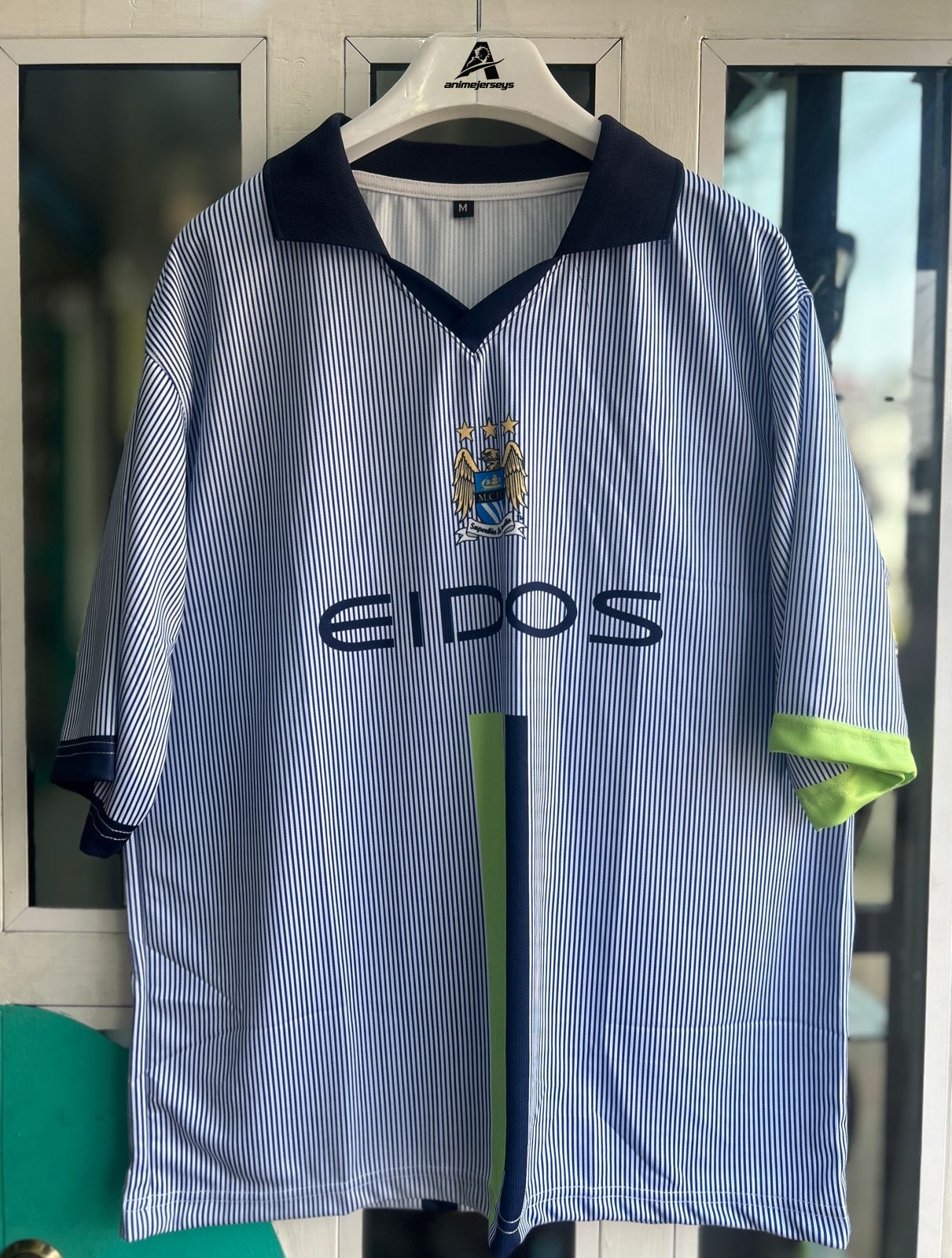 MAN CITY 2000-01 AWAY KIT, FIVESLEEVE POLO SUBLIMATION