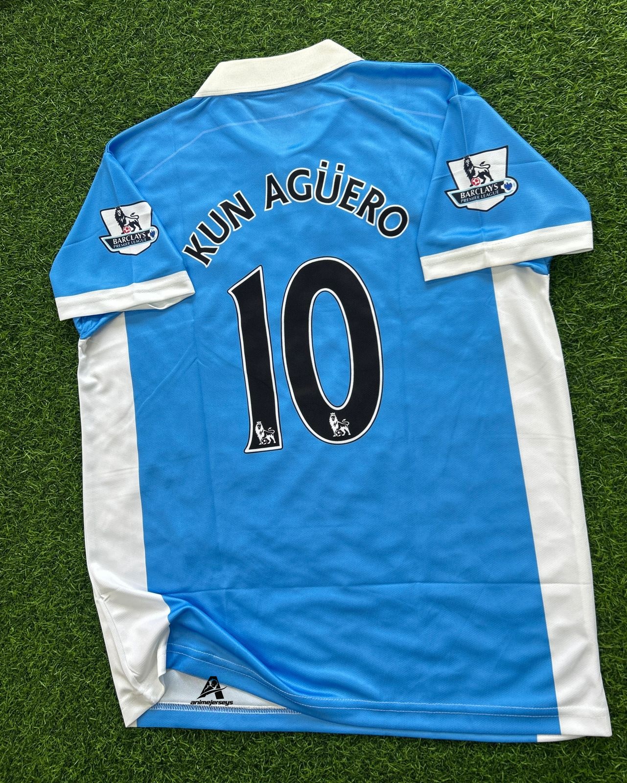 MAN CITY 2015-16 HOME KIT, HALFSLEEVE POLO EMBROIDERY